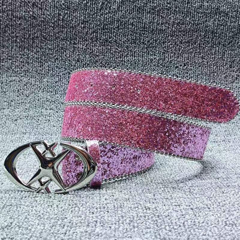 Designer Crazy Vintage Belt Riveted Belts Menswear Accessories Size ONE SIZE - 4 Thumbnail