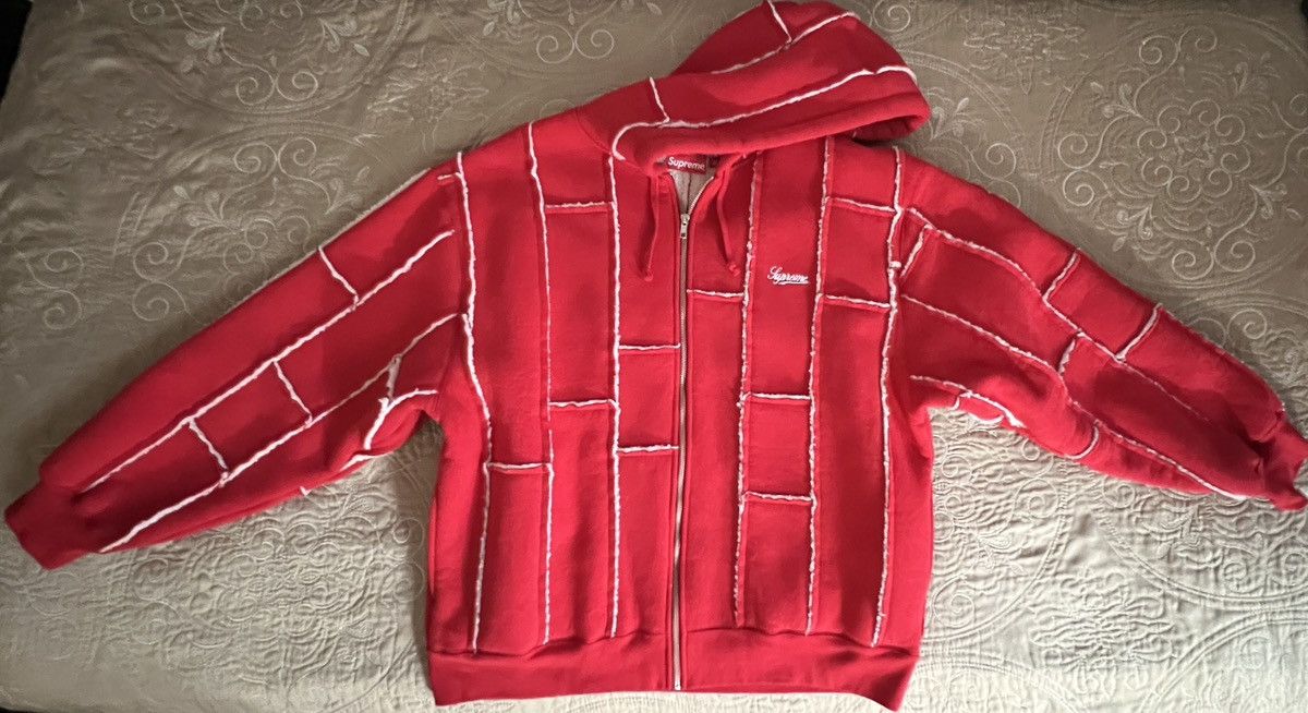 Supreme Patchwork Hoodie | Grailed