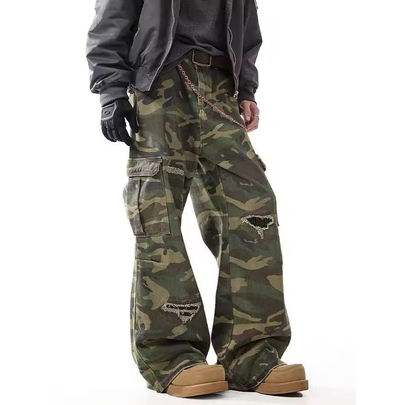 Japanese Brand Multi-pockets Camouflage Cargo Pant Size US 28 / EU 44 - 2 Thumbnail