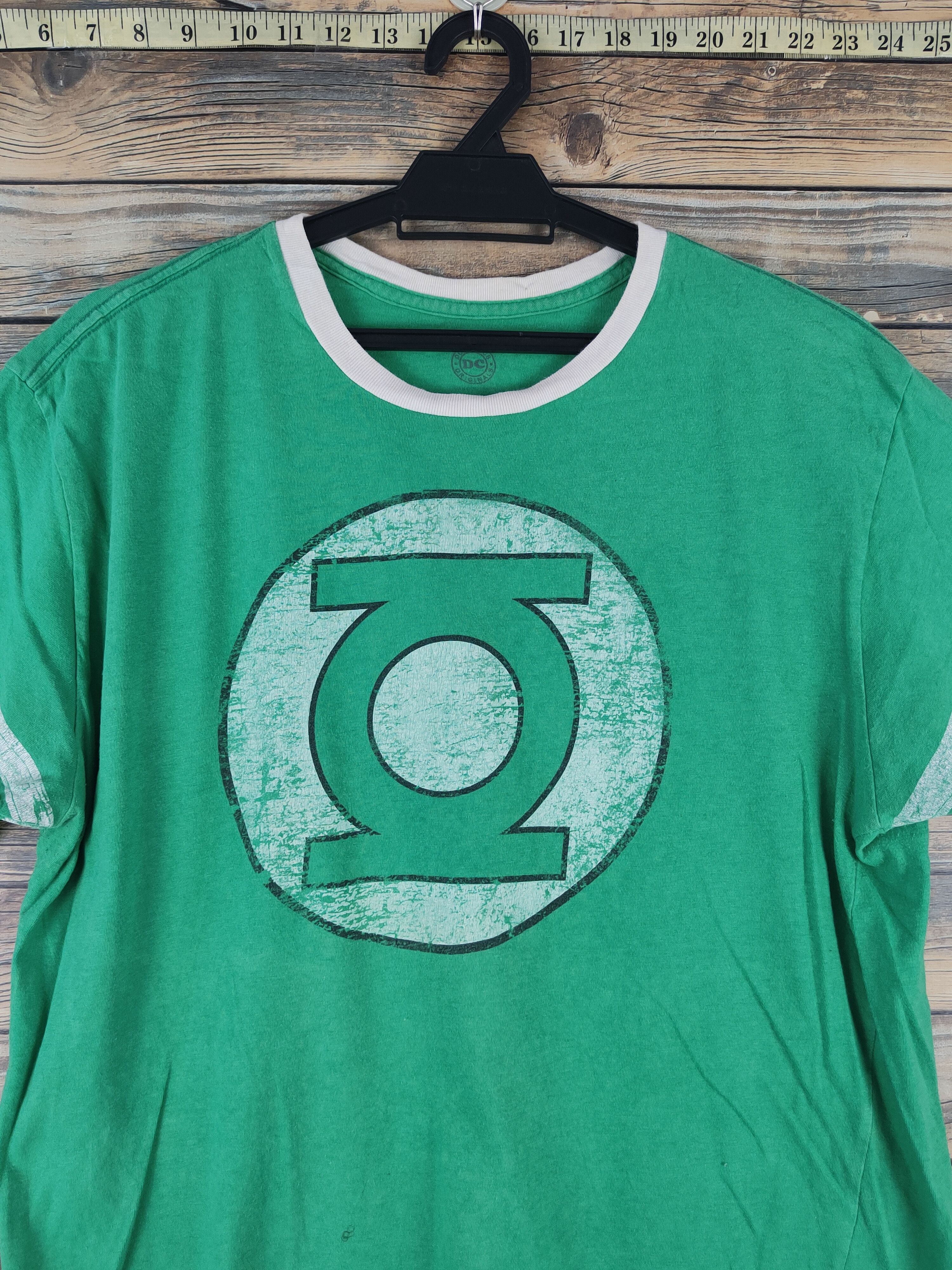 Marvel Comics DL DC Green Short Sleeve T-shirt #2563 Size US L / EU 52-54 / 3 - 2 Thumbnail