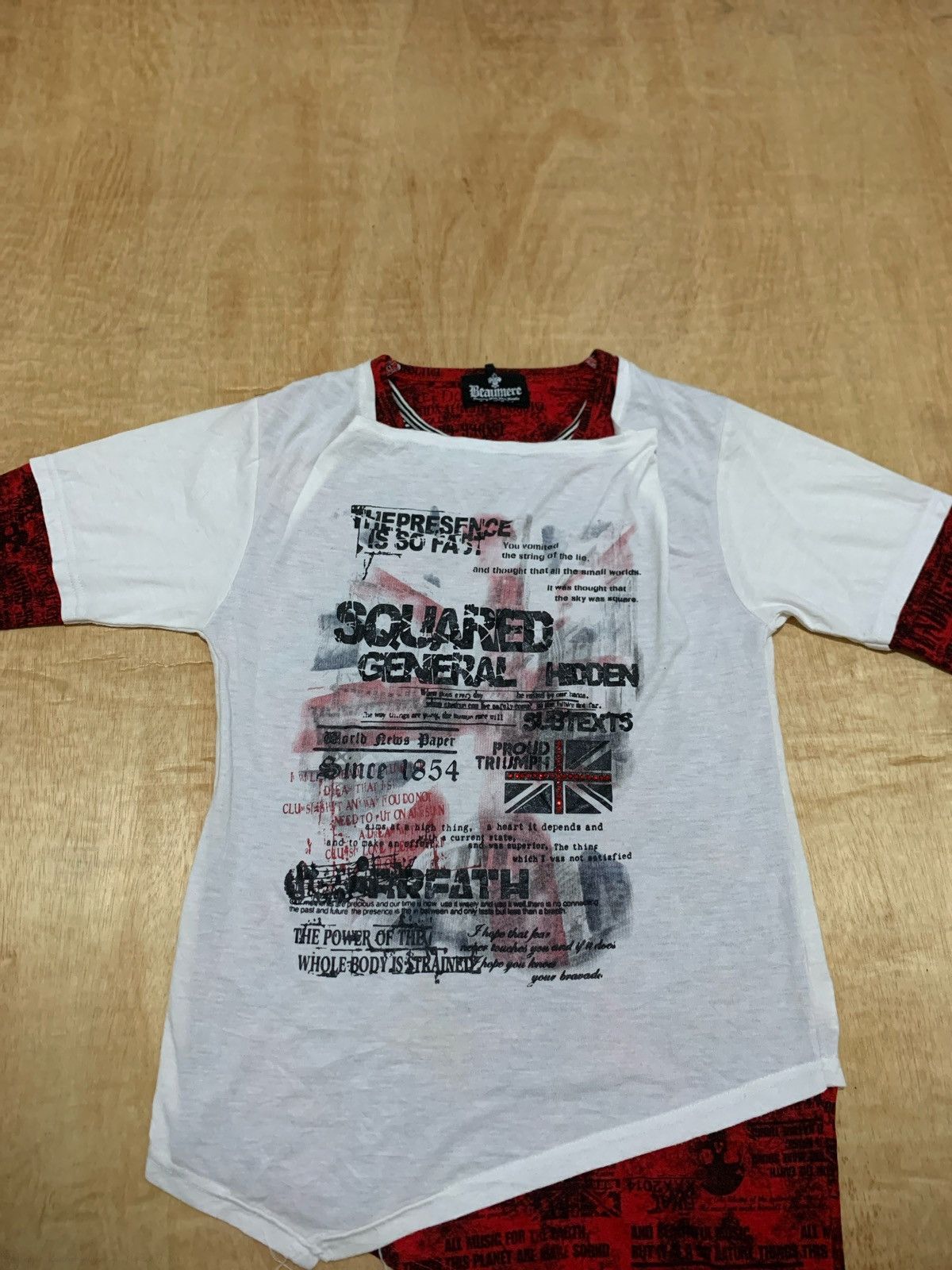 Hysteric Glamour × If Six Was Nine × Japanese Brand Y2k Beaumere Peom Punk Style Tshirt Size US L / EU 52-54 / 3 - 2 Thumbnail
