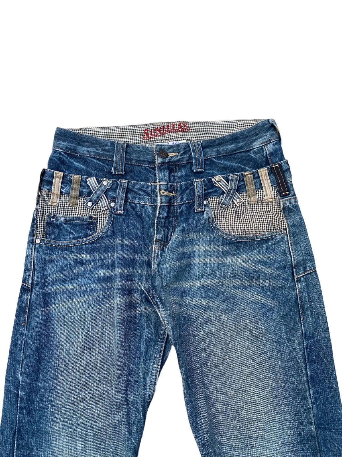 Vintage Vintage Sun Lucas Double Waist Faded Pant Size US 30 / EU 46 - 3 Thumbnail
