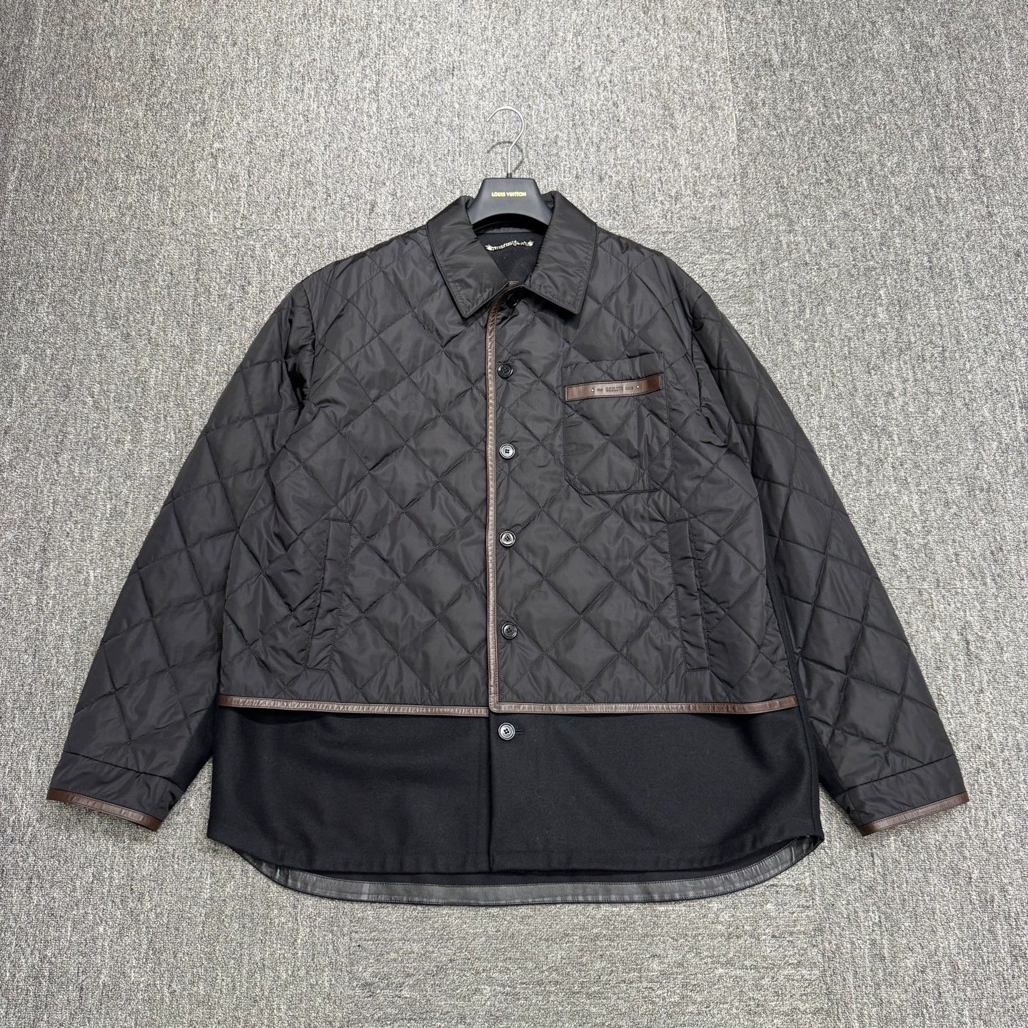 Berluti Berluti Diamond Quilted Cotton Padded Jacket Size 54 Size US L / EU 52-54 / 3 - 1 Thumbnail