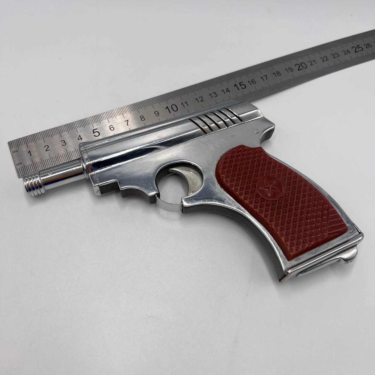 Vintage 1980's Vintage USSR Desk Gasoline Cigarette Torch Lighter Size ONE SIZE - 6 Thumbnail