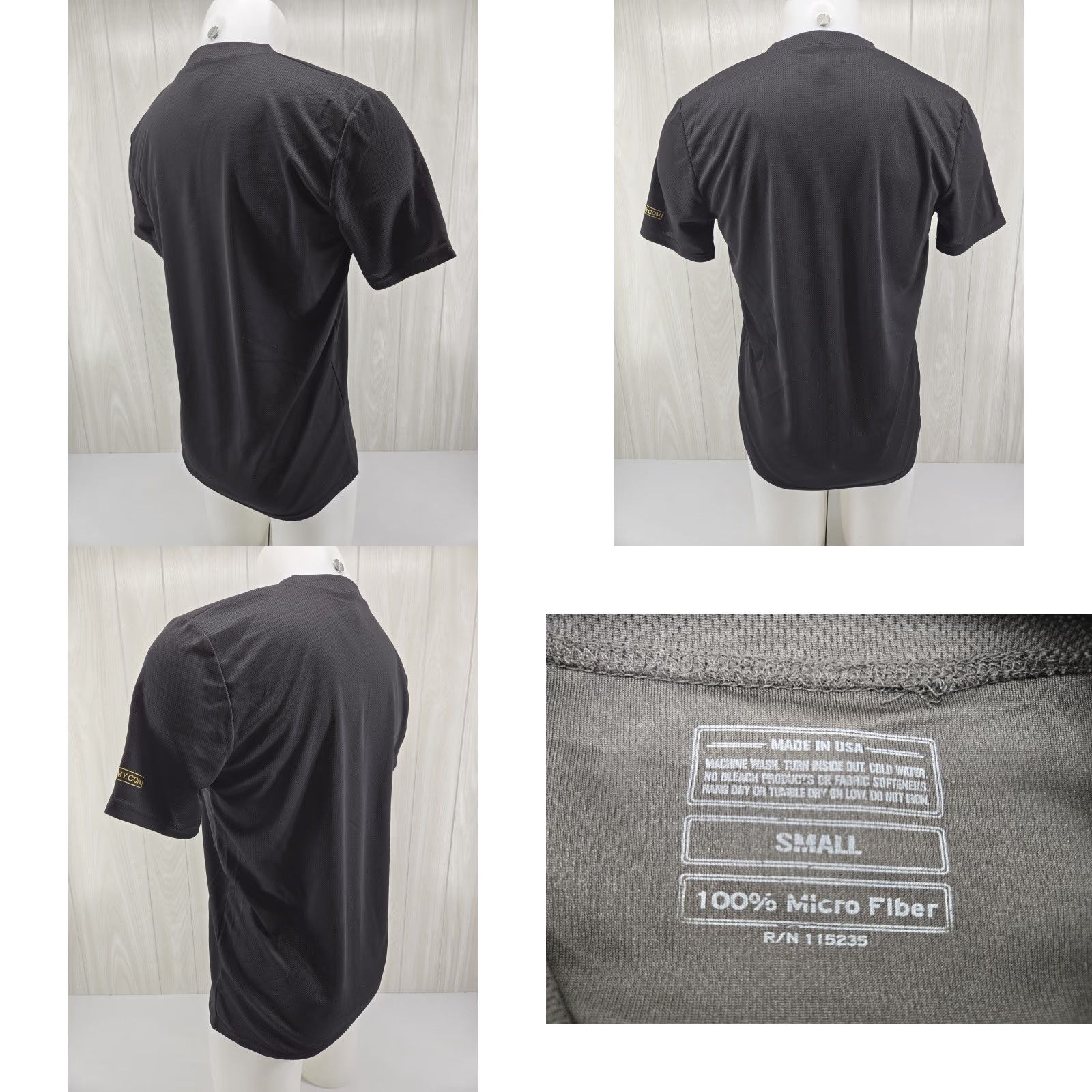 Vintage VINTAGE US Army Official Black PT T-Shirt Mens S Black Rock Short Sleeve Adult Small Size US S / EU 44-46 / 1 - 8 Thumbnail