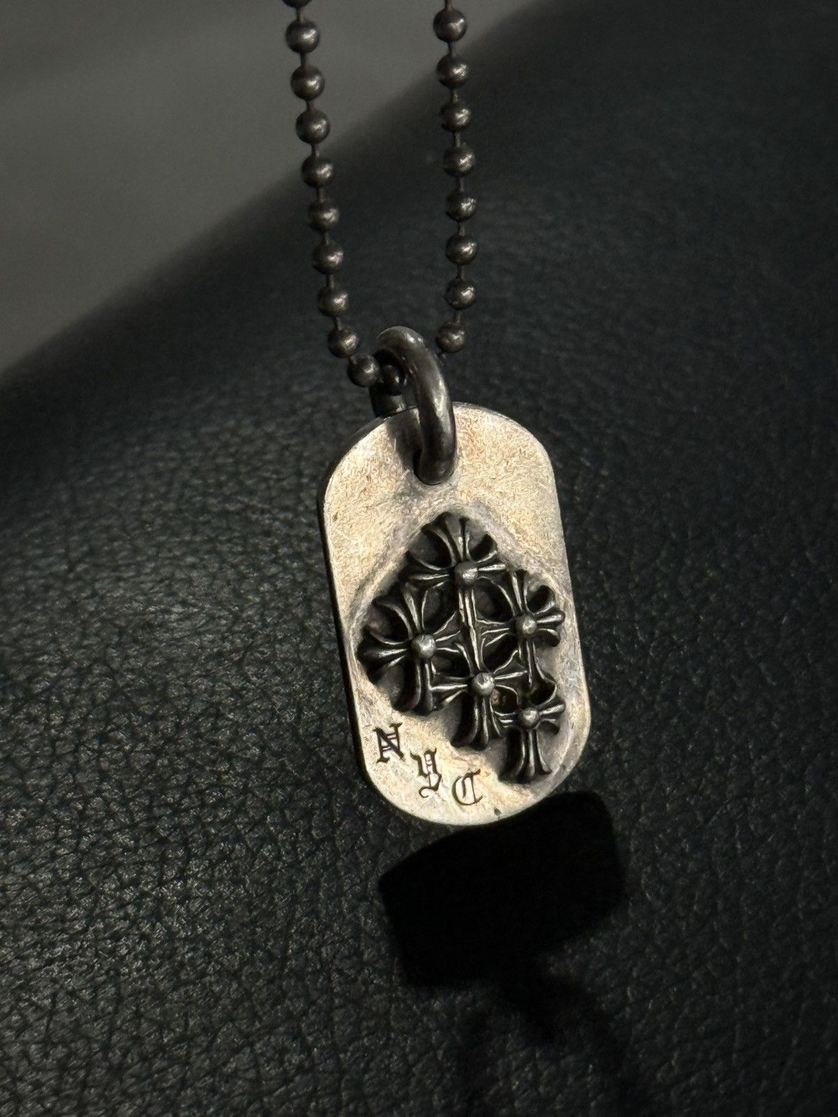 Chrome Hearts Chrome Hearts Cemetery NYC Dog Tag | Grailed