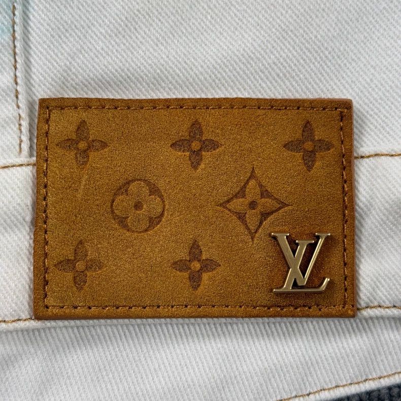 Louis Vuitton Louis Vuitton Ink-splashing denim jacket 2502-Nextarrow Size US M / EU 48-50 / 2 - 8 Thumbnail