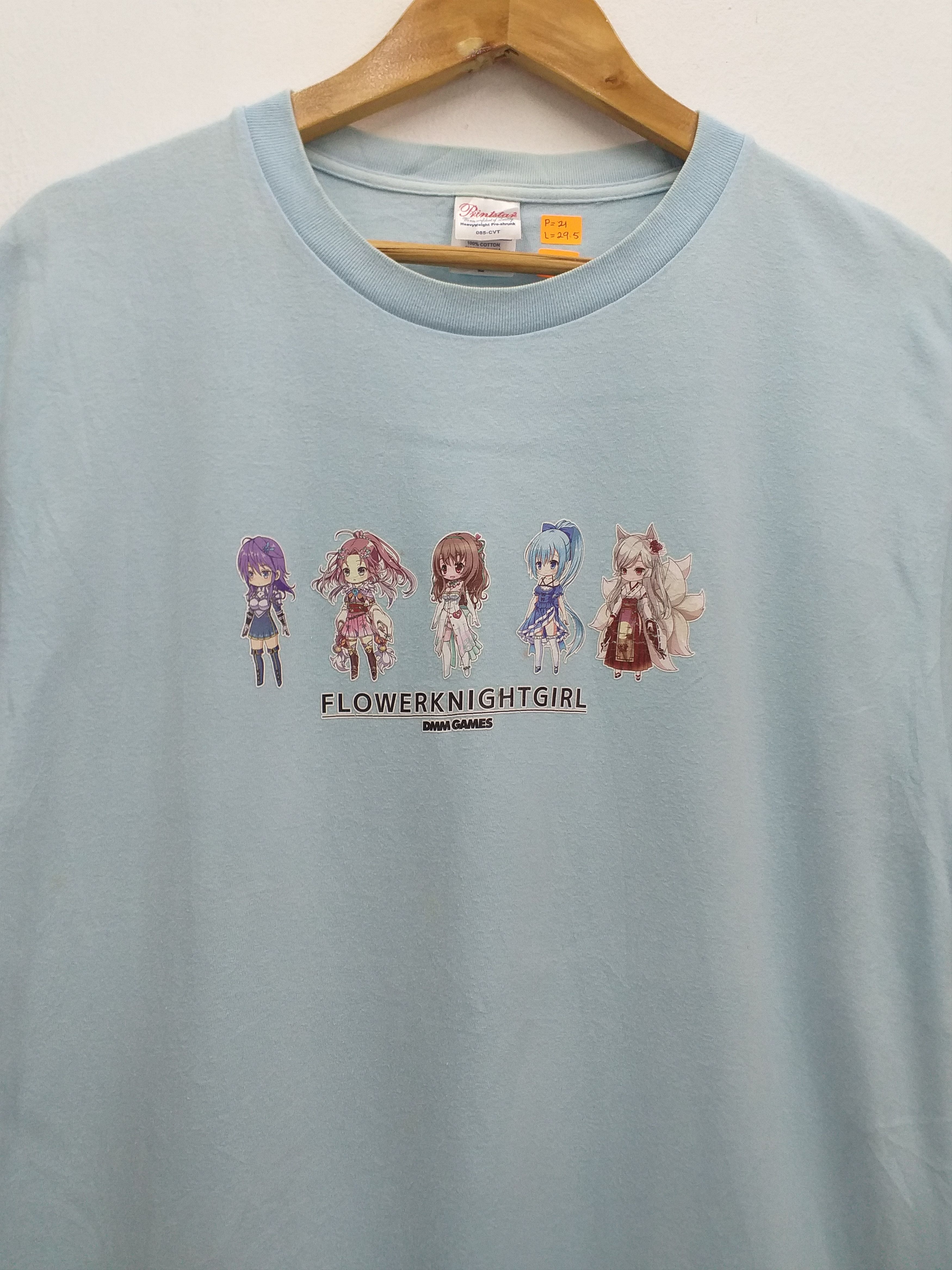 Anime Vintage Flower Knight Girl T-Shirt -C083 Size US L / EU 52-54 / 3 - 3 Thumbnail
