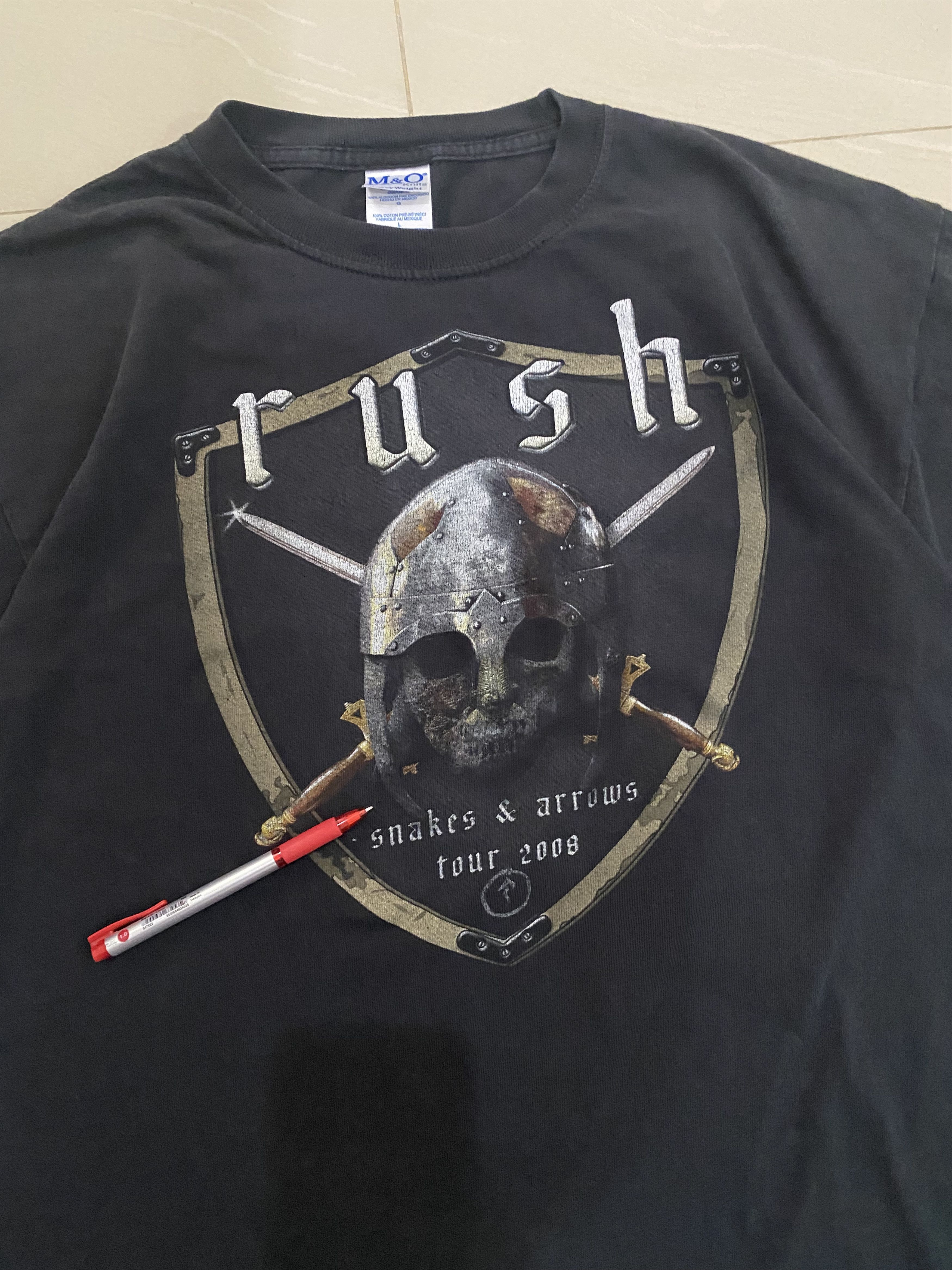 Band Tees vintage rush snakes arrows tour tee rshirt Size US L / EU 52-54 / 3 - 2 Thumbnail