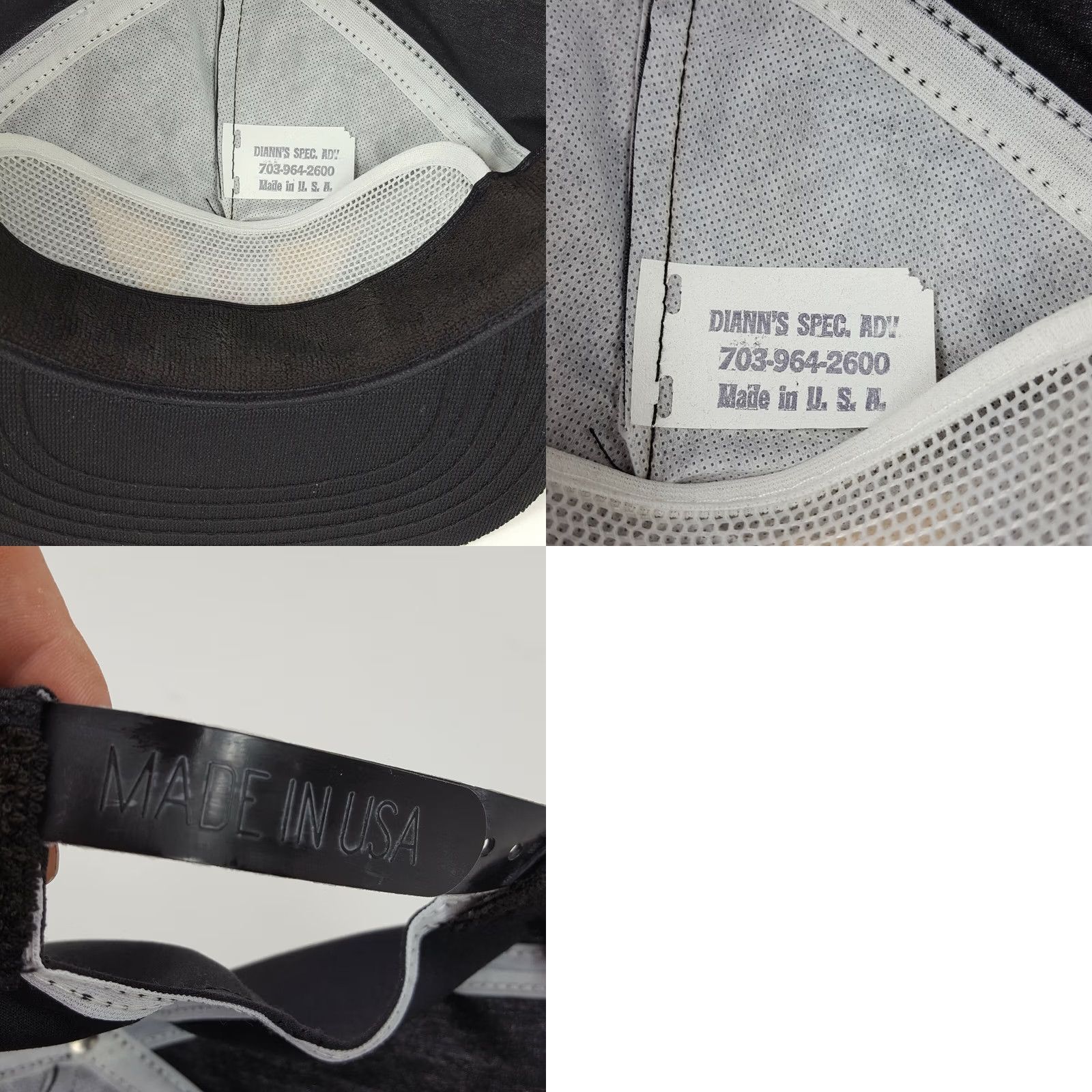 Vintage VINTAGE Diann's Spec. Adv Jewell Wing Logo Trucker Hat USA Made Adjustable Snapback Retro Cap Black Men Twill Polyester Embroidered 80s Retro Cap Hat Size ONE SIZE - 8 Thumbnail