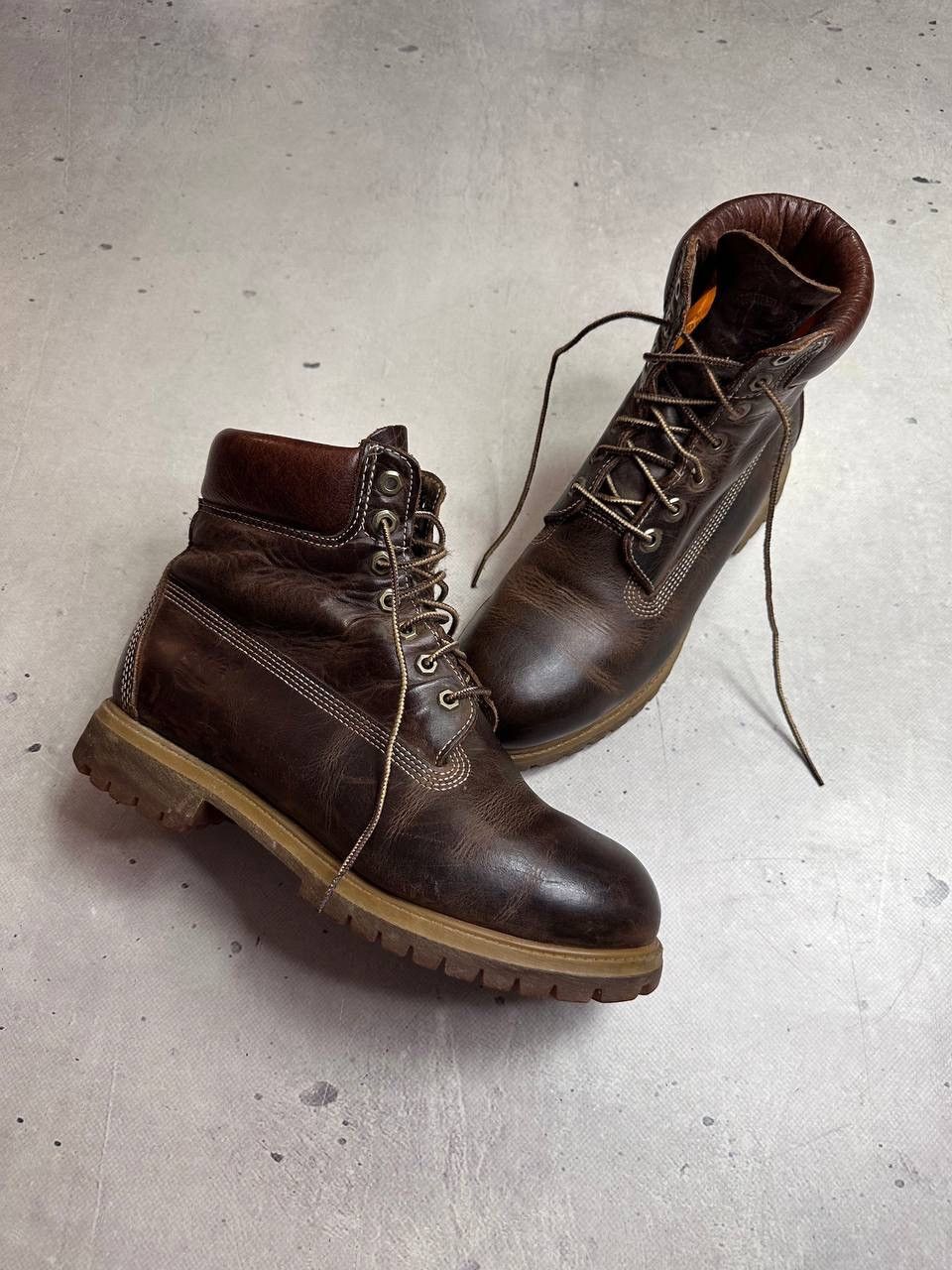Timberland Timberland Premium 6-Inch Vintage Boots Brown Leather Size 9 Size US 9 / EU 42 - 2 Thumbnail