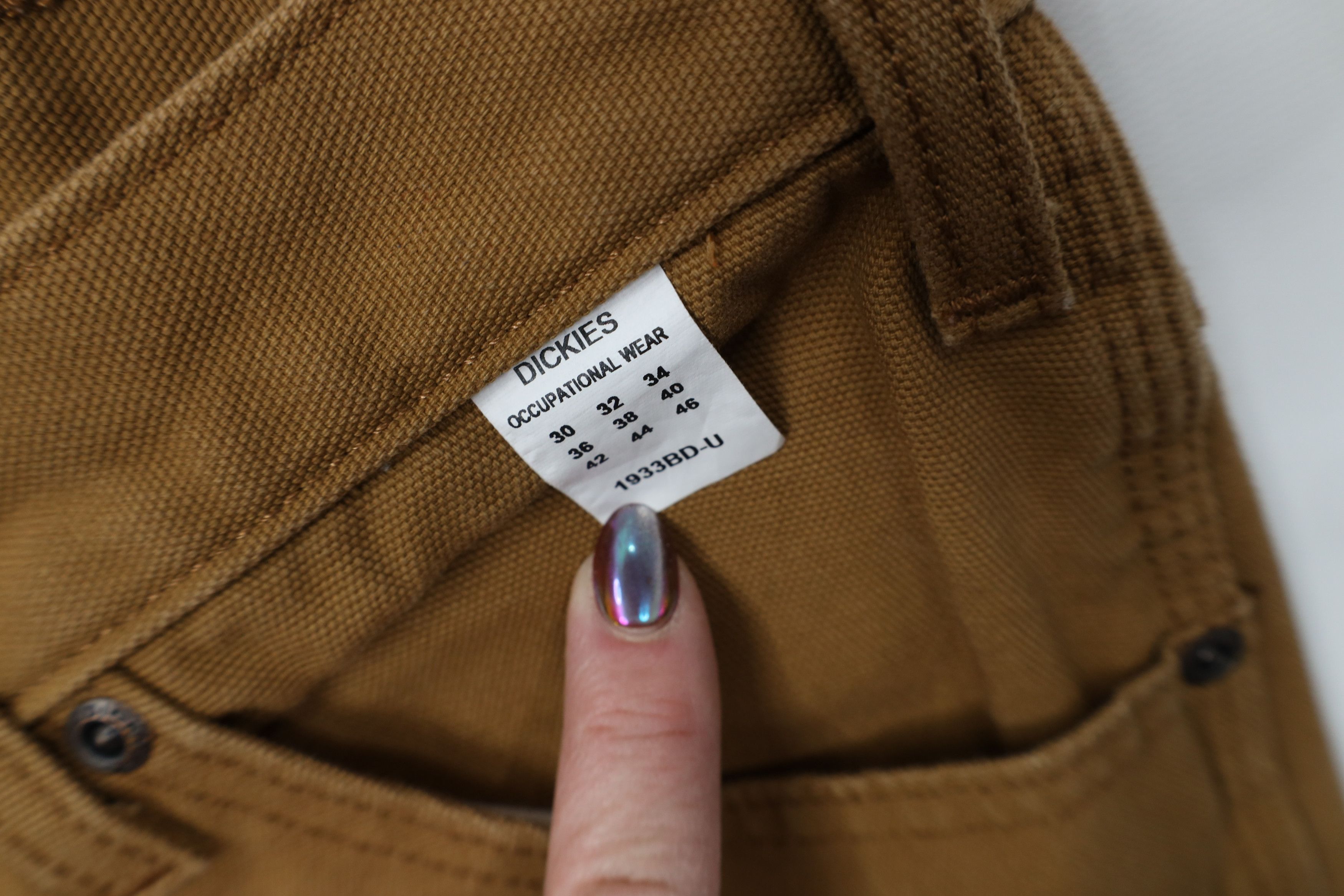 Dickies Vintage Y2K Dickies Wide Leg Dungaree Pants Duck Brown Size US 34 / EU 50 - 8 Thumbnail