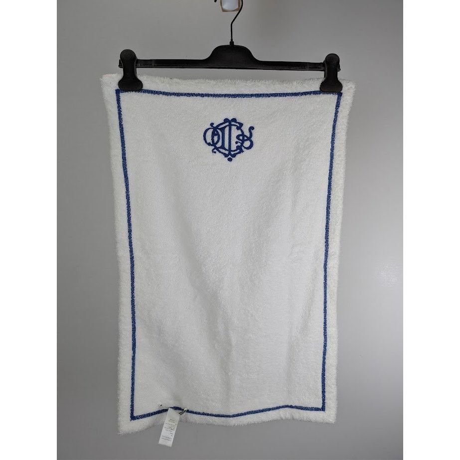 Dior o1rshd1 Size: OS / Hand Towel in White/Blue Size ONE SIZE - 10 Thumbnail
