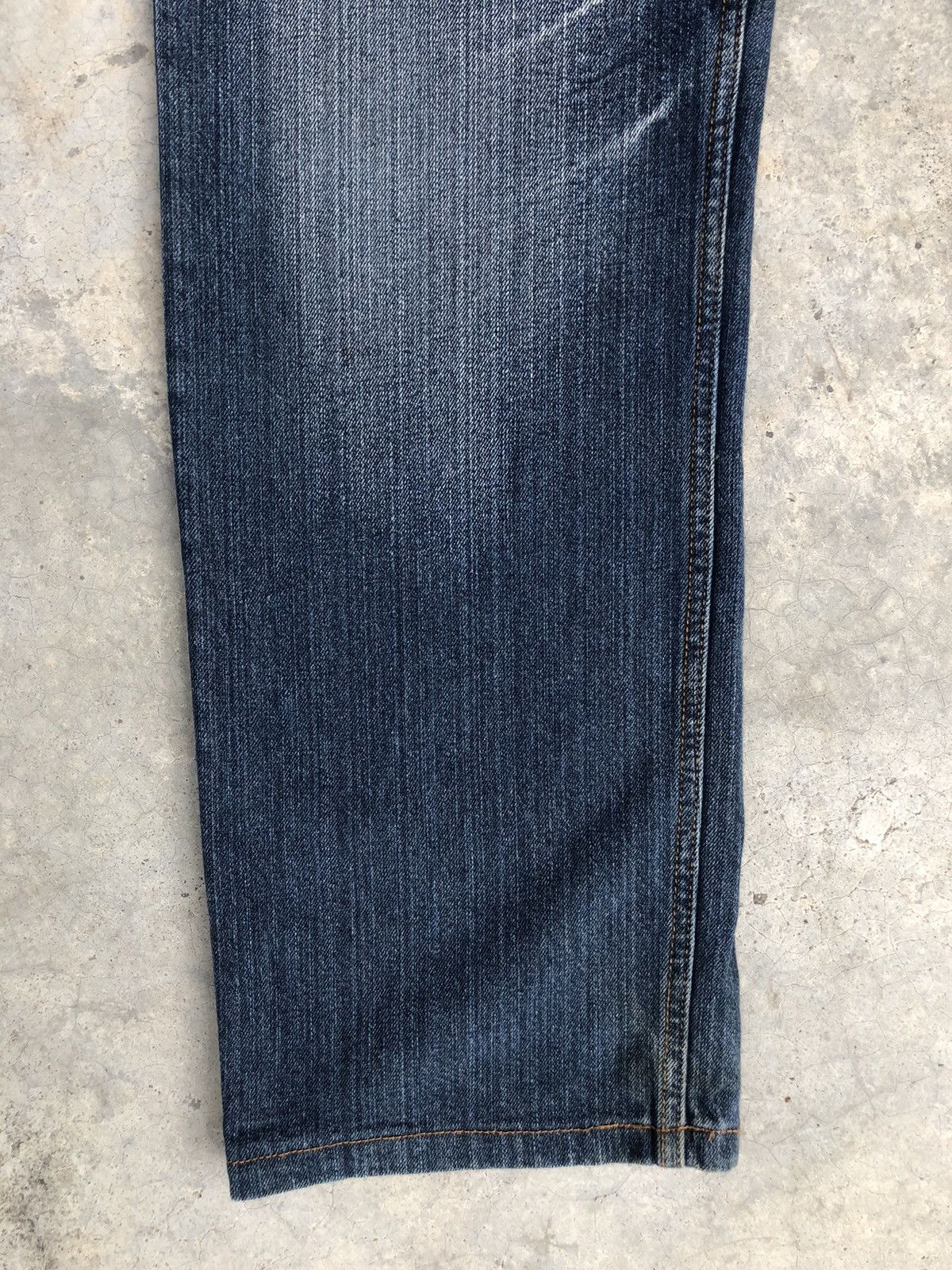Japanese Brand Japanese Buden Embroidered Jeans Distressed Jeans Size US 33 - 6 Thumbnail