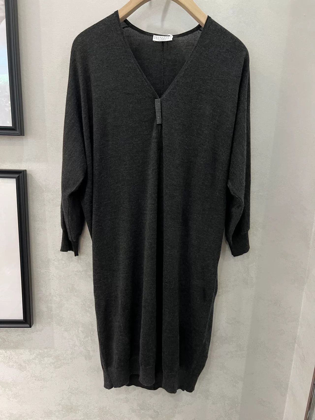 Brunello Cucinelli Brunello Cucinelli Cashmere Maxi Dress Size S / US 4 / IT 40 - 1 Thumbnail