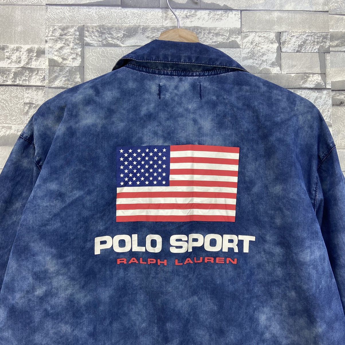 Polo Ralph Lauren Polo Sport by Ralph Lauren Tie Dye USA Flag Light Jacket Size US S / EU 44-46 / 1 - 12 Thumbnail