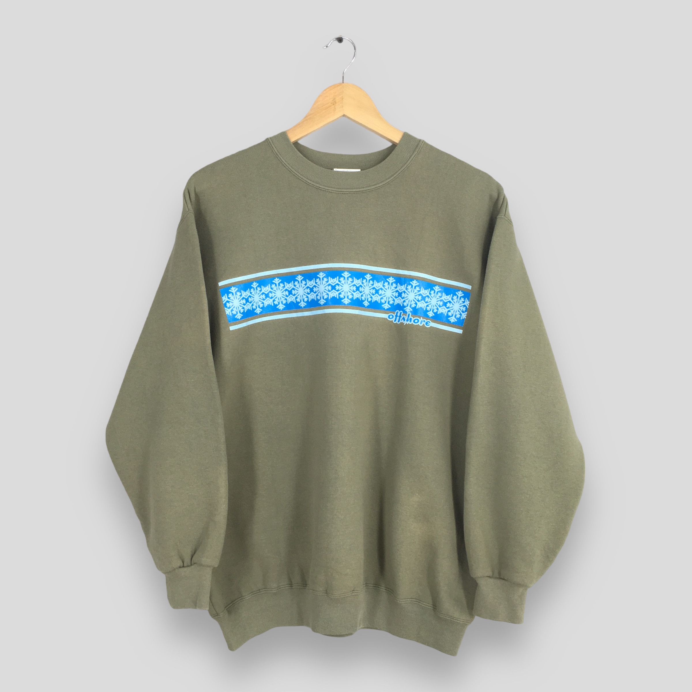 Rip Curl Vintage 90s Offshore Sport USA Green Sweatshirt Large Size US L / EU 52-54 / 3 - 1 Thumbnail