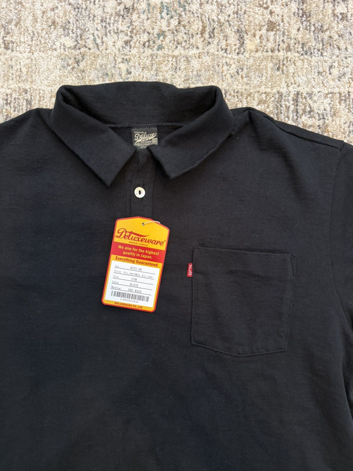 Deluxeware Deluxeware 12.5oz Heavyweight Loopwheeled Polo Shirt Size US M / EU 48-50 / 2 - 2 Thumbnail