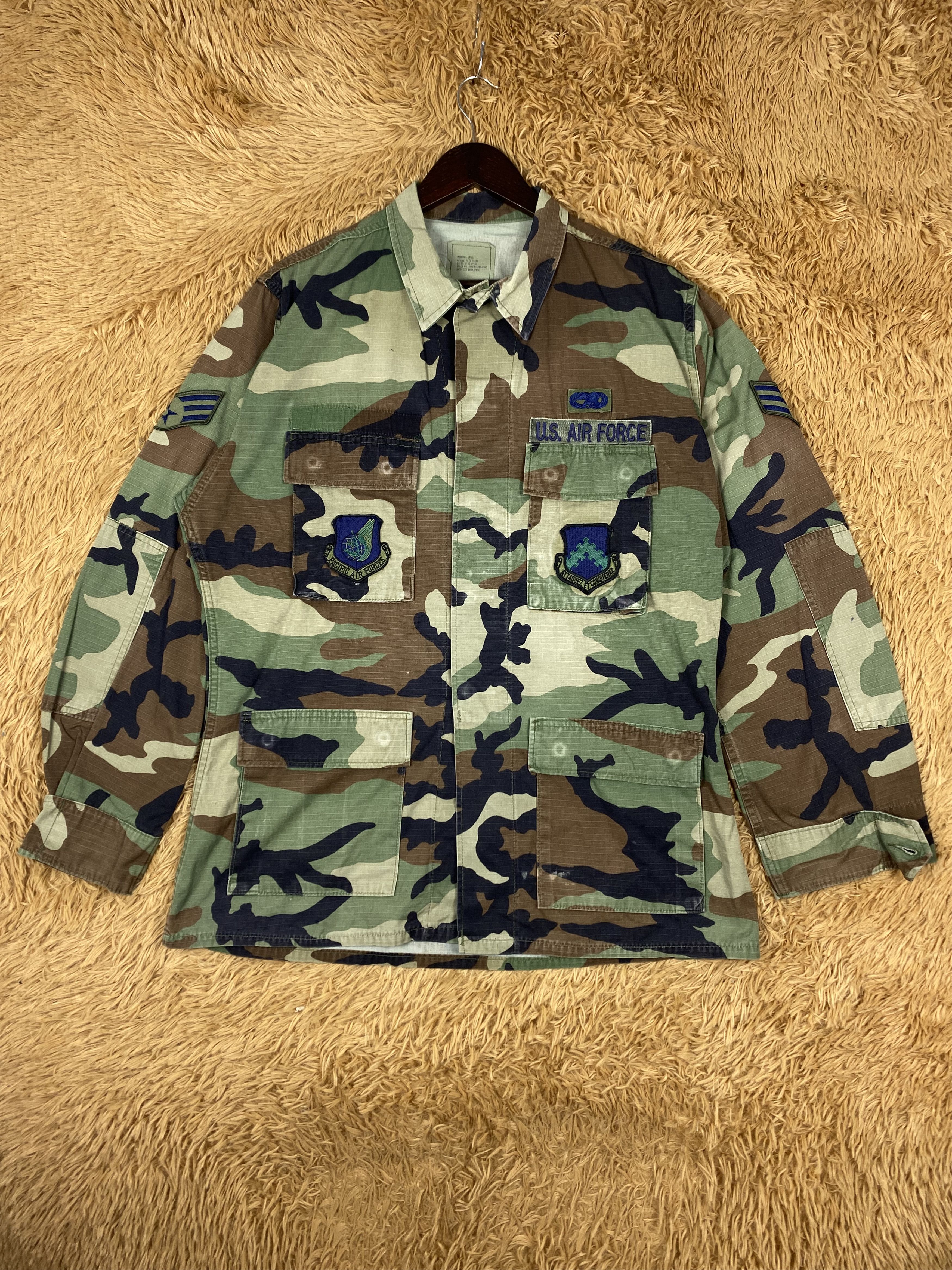 Vintage Vintage US Air Force Camouflage Jacket DJ0980 Size US M / EU 48-50 / 2 - 1 Thumbnail