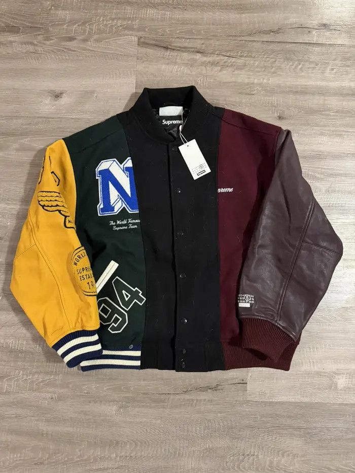 Maison Margiela × Supreme Supreme Margiela Varsity Jacket Size US XL / EU 56 / 4 - 1 Thumbnail
