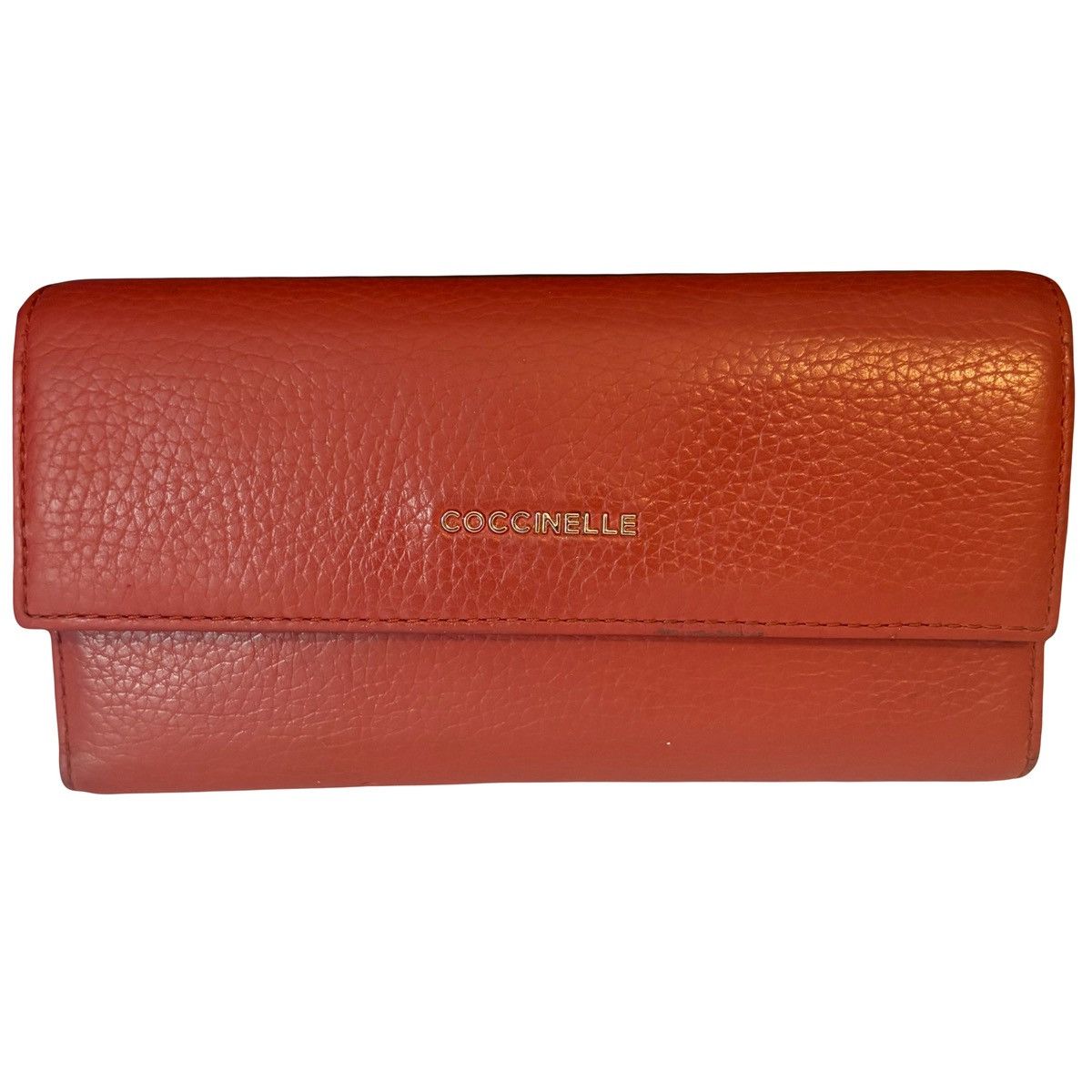 Other COCCINELLE Womens Pebbled Soft Leather Trifold Wallet Size ONE SIZE - 1 Thumbnail