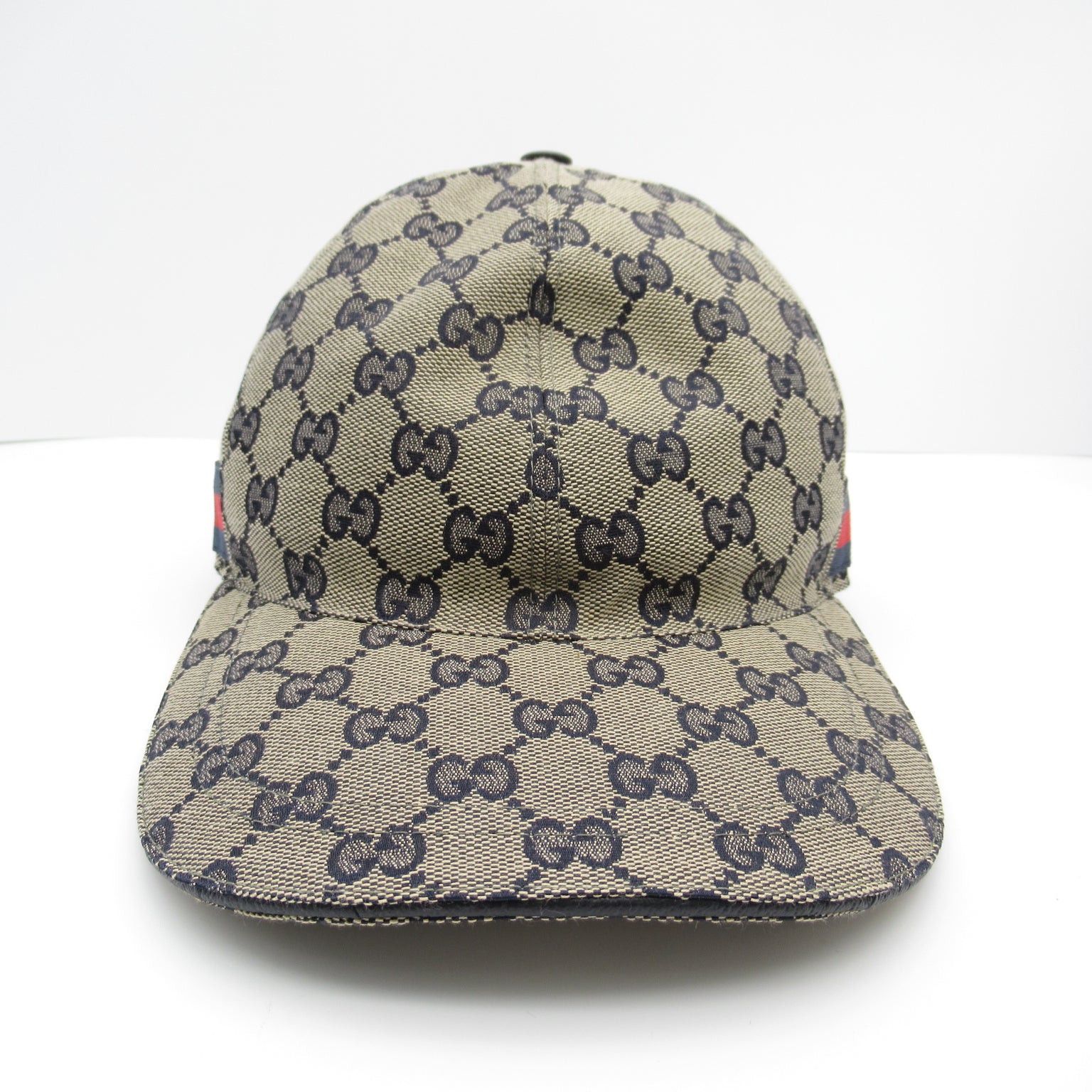 Gucci Gucci Baseball Cap Gg Canvas Beige Blue Size ONE SIZE - 1 Thumbnail