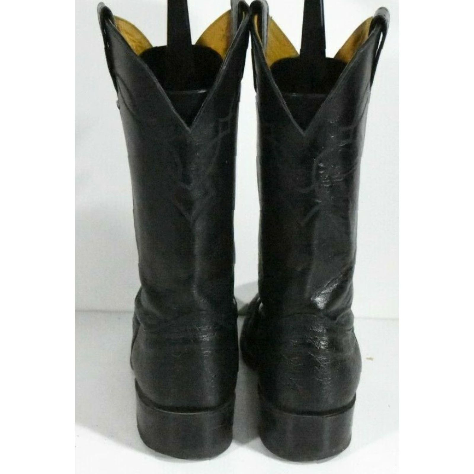 Vintage VINTAGE Nocona Boots Mens 8.5 D Ostrich Round Toe Western Classic Cowboy Boots Size US 9 / EU 42 - 3 Thumbnail