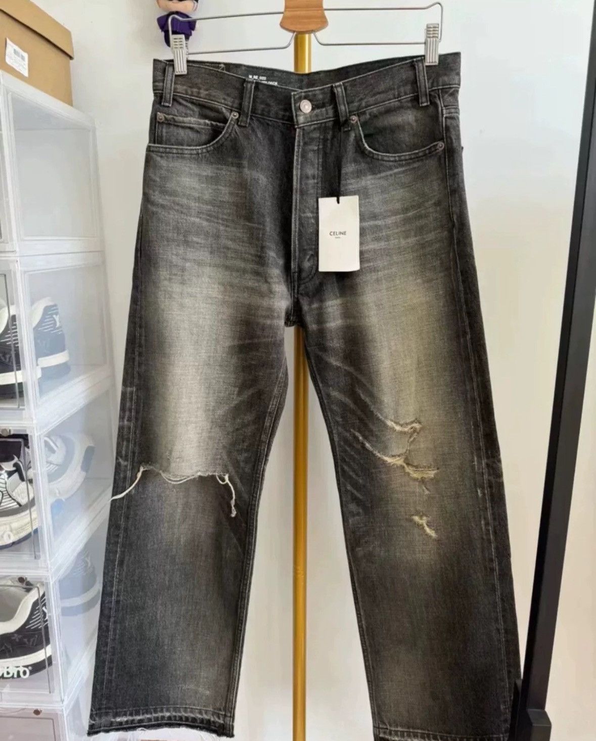 Celine Celine 24 SS Knife Cut Destroy Jeans | Grailed