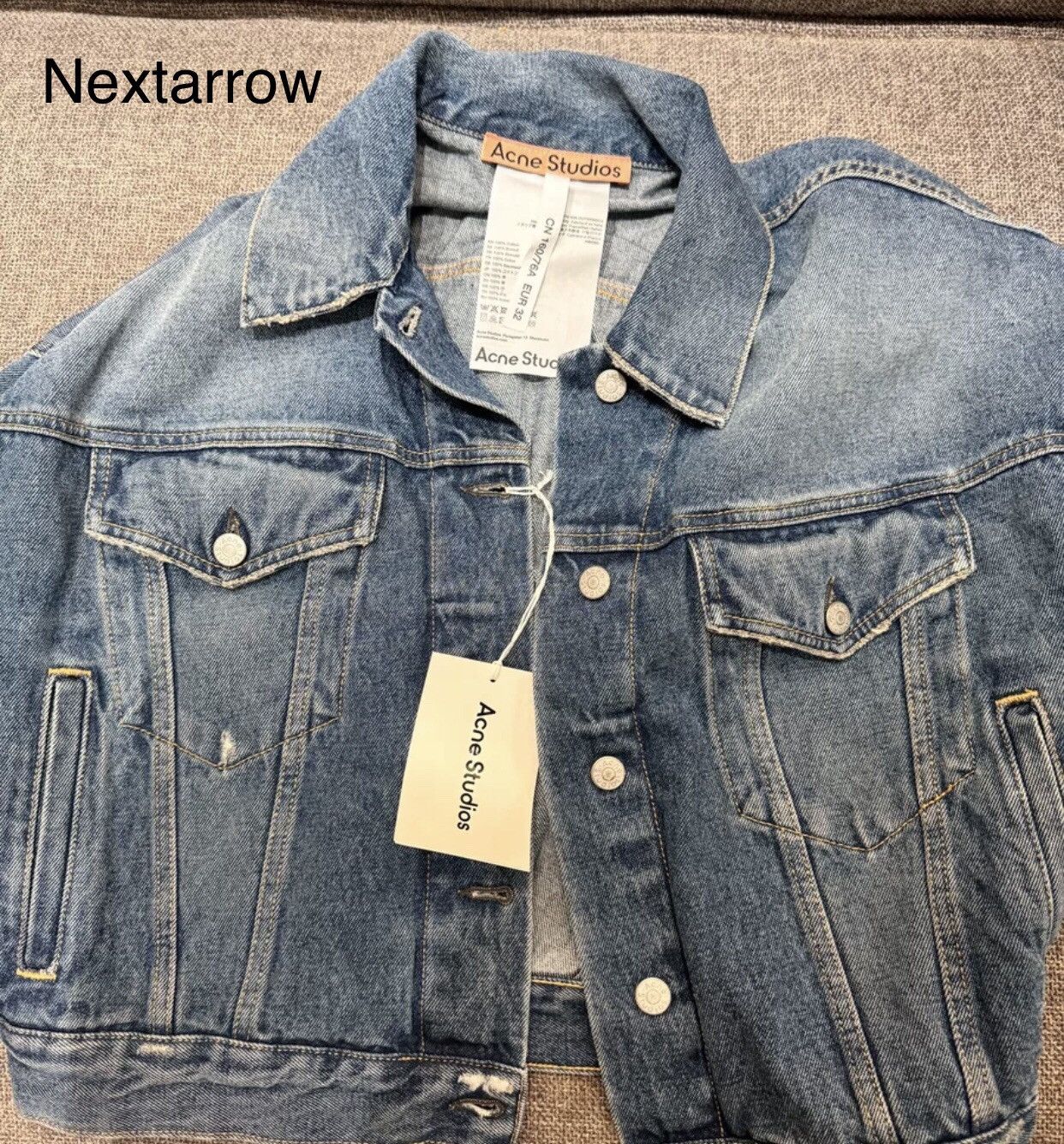 Acne Studios Acne studios Washed denim jacket 2412-Nextarrow Size US S / EU 44-46 / 1 - 2 Thumbnail