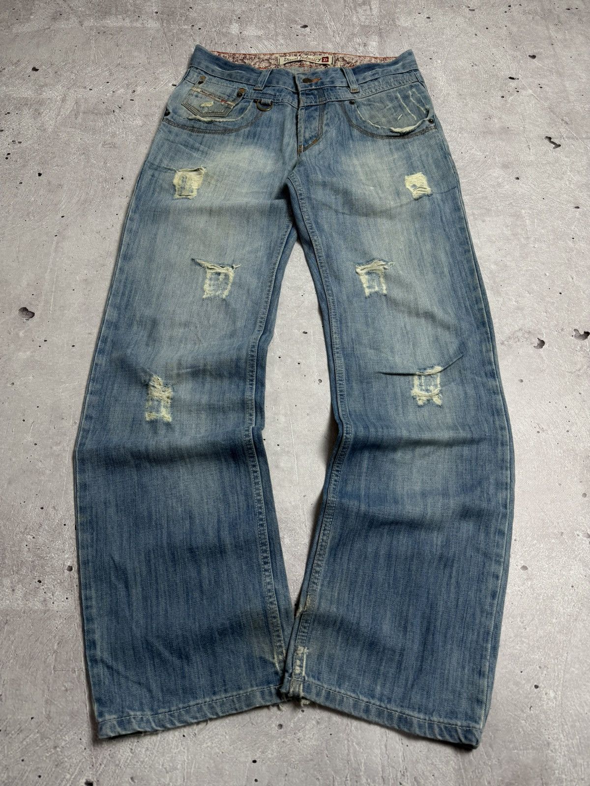 Diesel Vintage Diesel Hysteric Glamour Style Distresed Washed Jeans Size US 31 - 1 Thumbnail