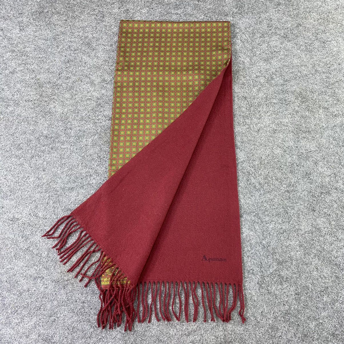 Aquascutum × Vintage Aquasqutum Silk Scarf / Muffler / Neckwear-K019 Size ONE SIZE - 4 Thumbnail