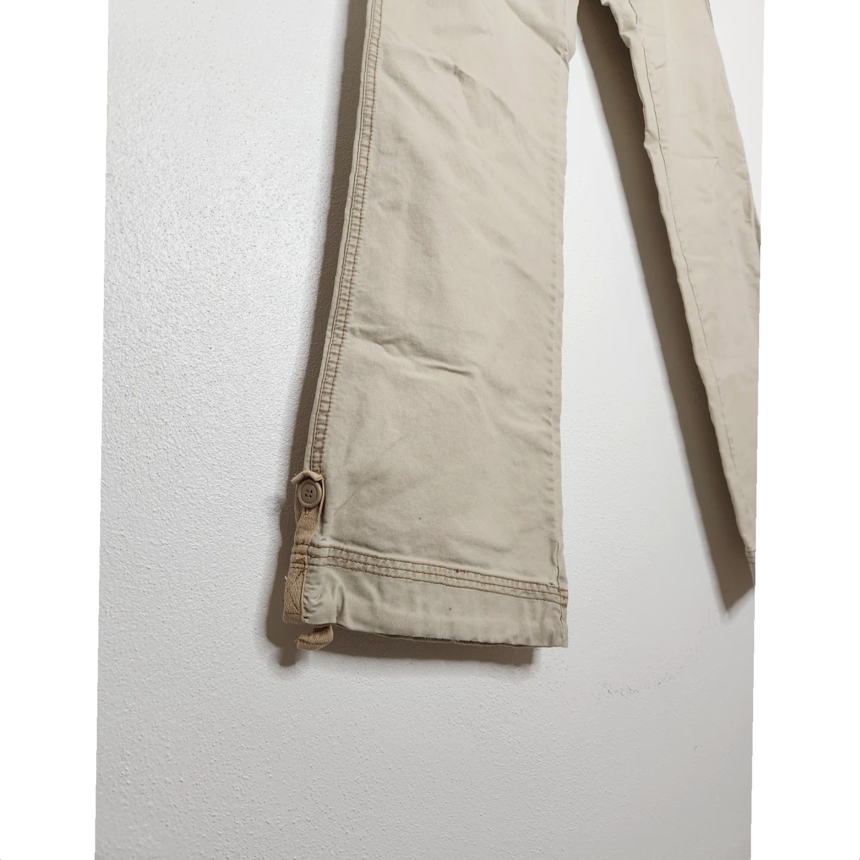 Vintage VINTAGE Maurices Khakis Women 6 Tan Regular Khaki Pants Cargo 39" Length 31" Inseam 8" Rise Grunge Bottoms Mens Womens Girls? Size 28" / US 6 / IT 42 - 3 Thumbnail