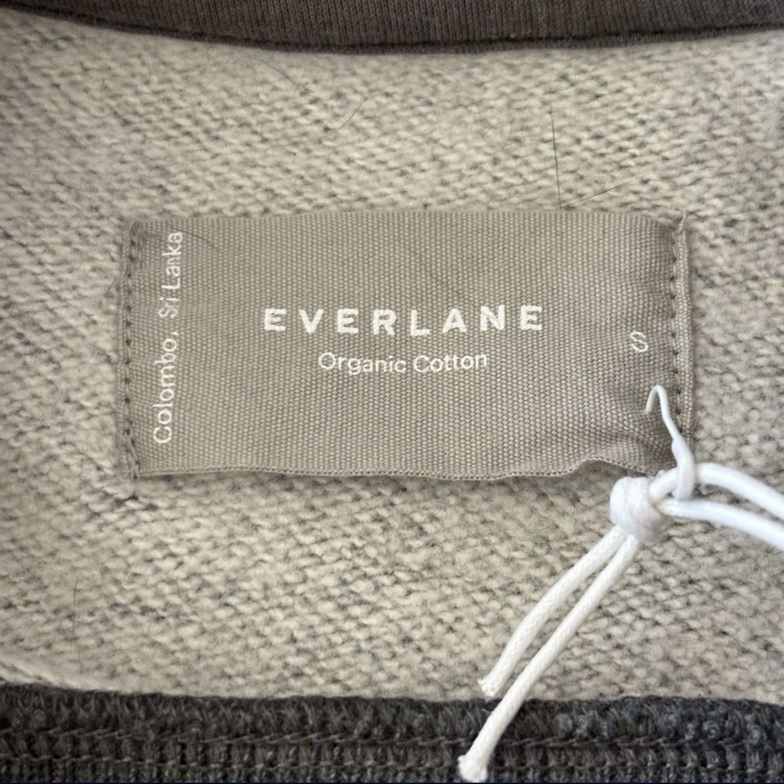 Everlane Everlane Organic Cotton French Terry Crewneck Grey Small Size US S / EU 44-46 / 1 - 4 Thumbnail