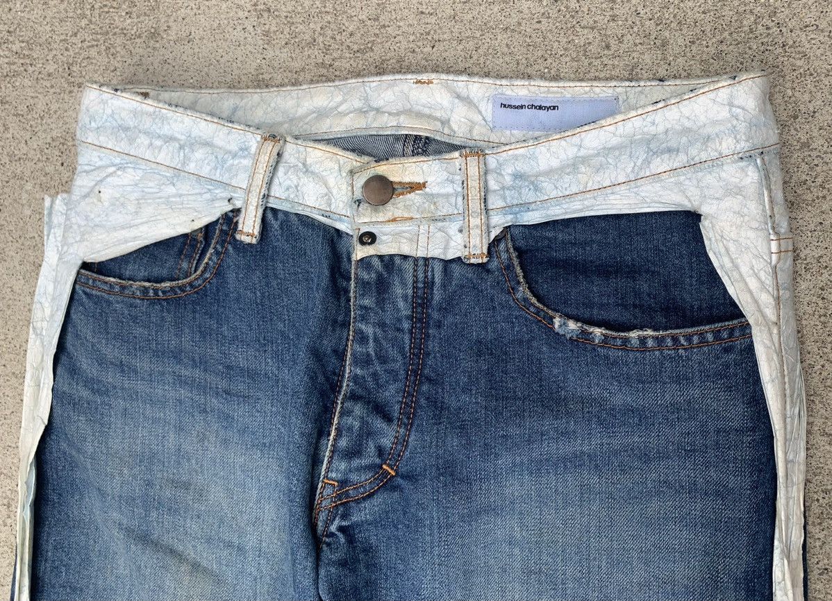 パンツ HUSSEIN CHALAYAN 03ss tyvek denim pants 446966ca431f124da99ab83c9521d7