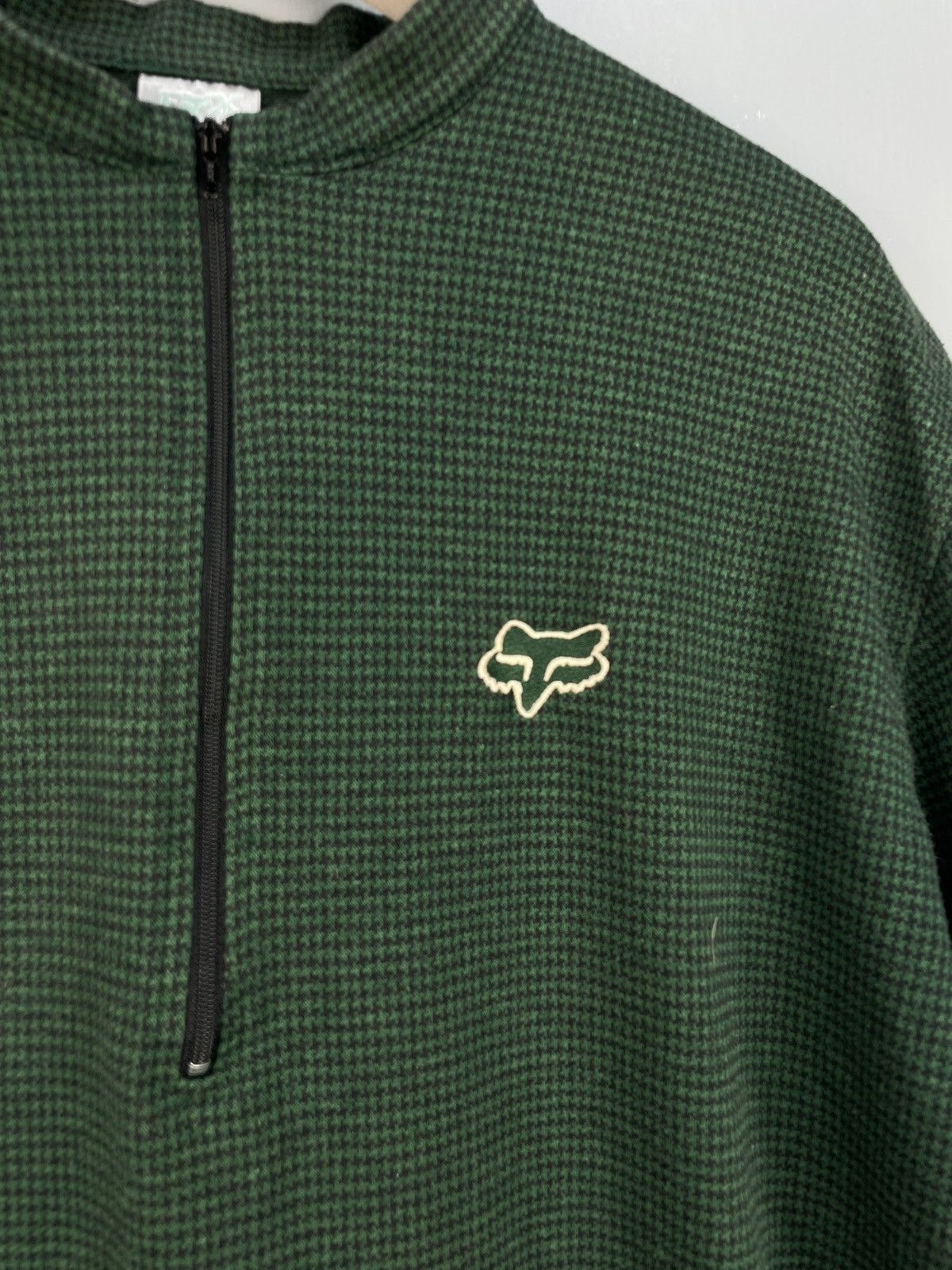 Fox Racing Vintage 90s Fox Racing MTB bicycle half zip shirt Size US L / EU 52-54 / 3 - 4 Thumbnail