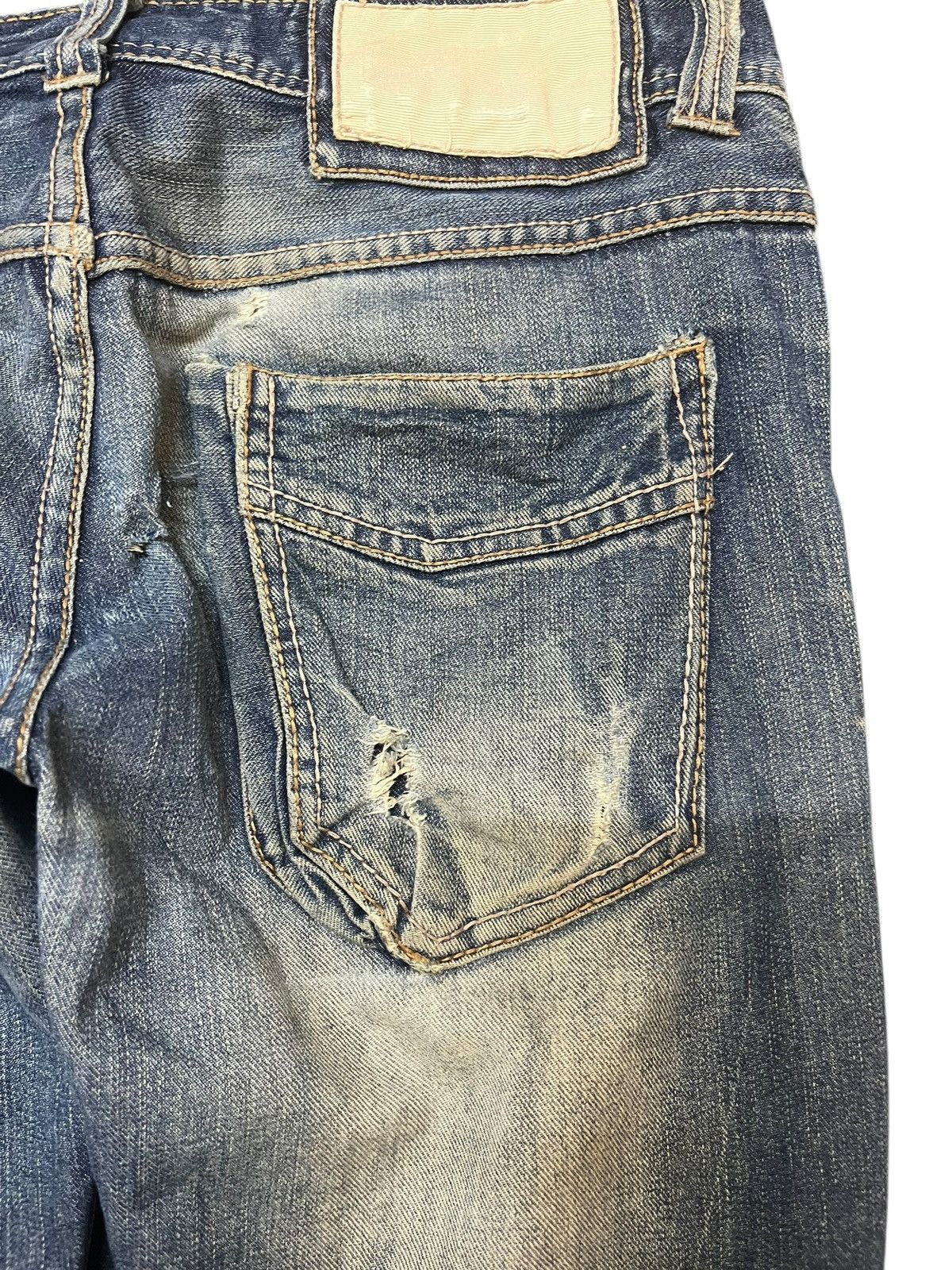 Beauty Beast × Japanese Brand Vintage Pure Paradise Flare Grunge Punk Distressed Denim Size US 33 - 9 Thumbnail