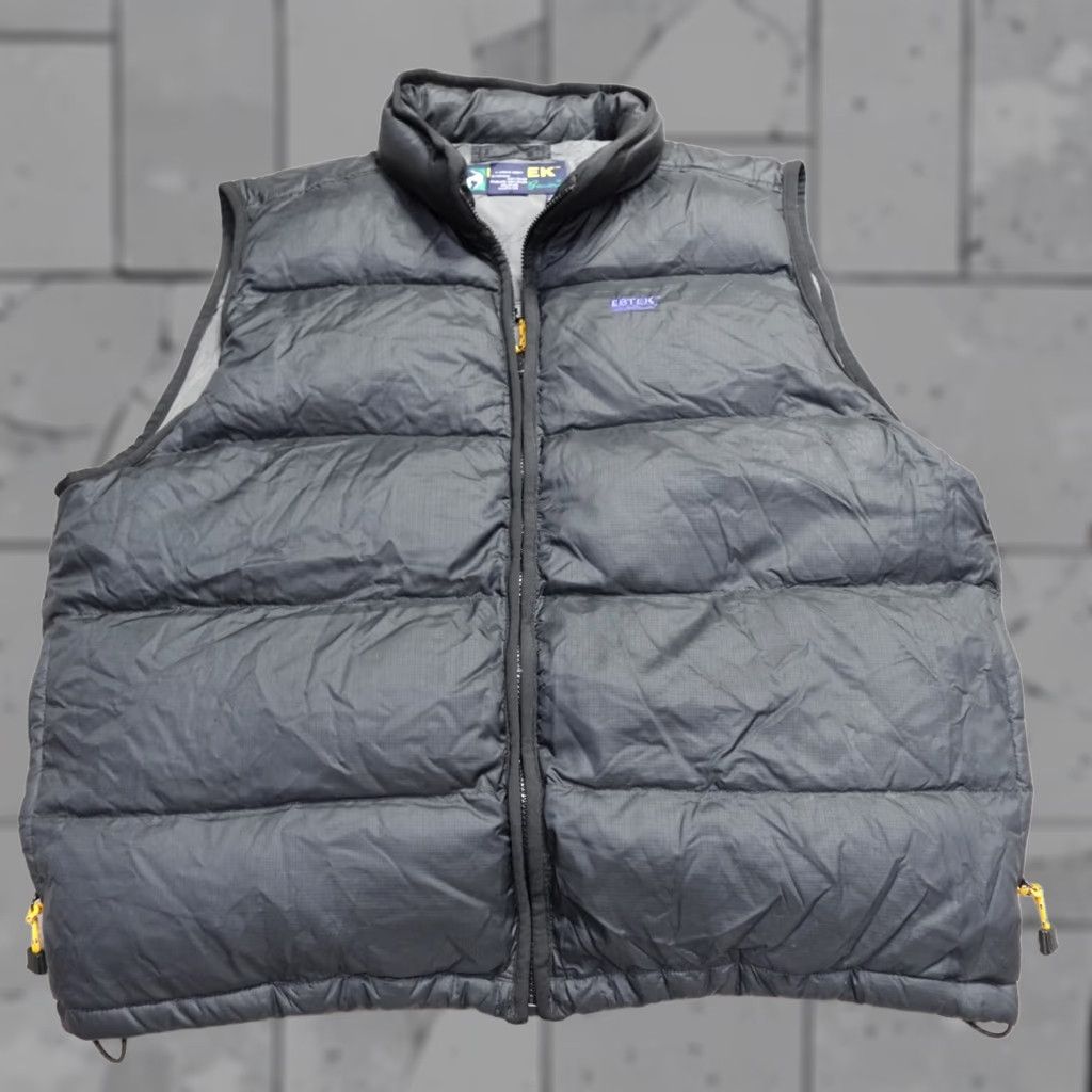 Eddie Bauer VINTAGE Eddie Bauer Vest XL Black Down Filled Puffer Quilted, Full Zip, Men Size US XL / EU 56 / 4 - 1 Thumbnail