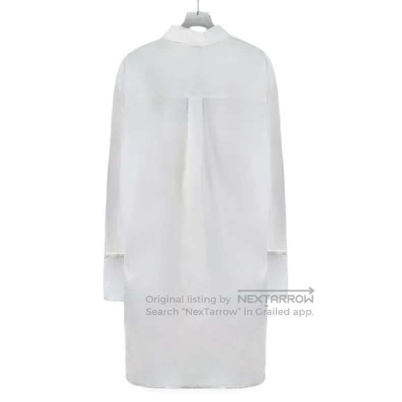 Loewe Loewe White Cotton Collar Single-Breasted Long Sleeve Shir Size XXS / US 00 / IT 34 - 2 Thumbnail