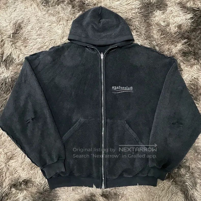 Balenciaga Balenciaga Reversed Wearing Cola Logo Hoodie Size US M / EU 48-50 / 2 - 1 Thumbnail
