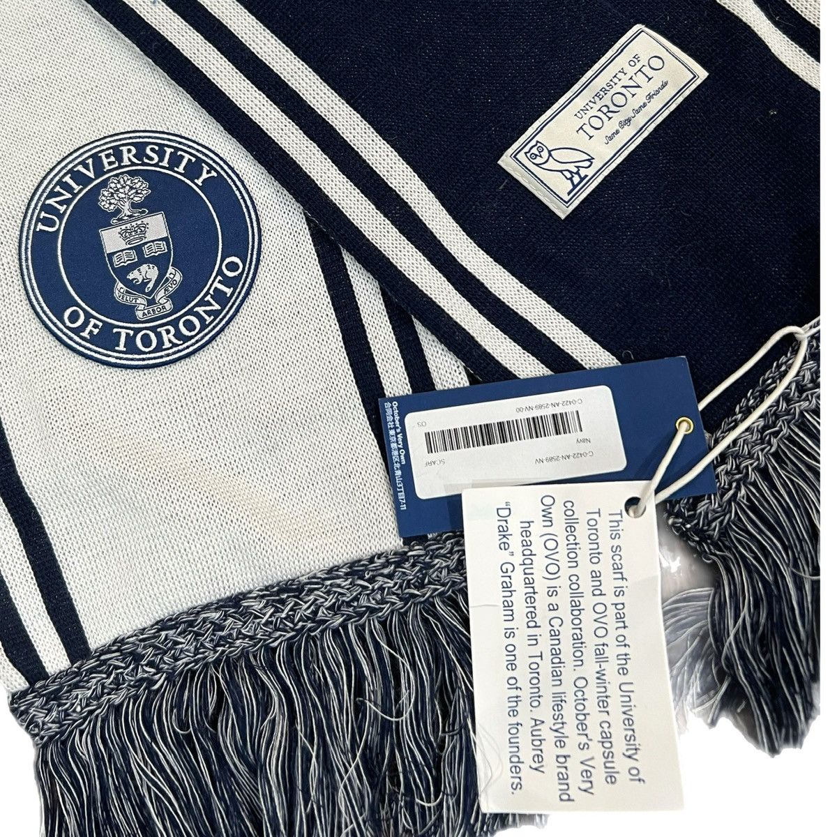 October's Very Own OVO x U Of T Wool Scarf Size ONE SIZE - 3 Thumbnail