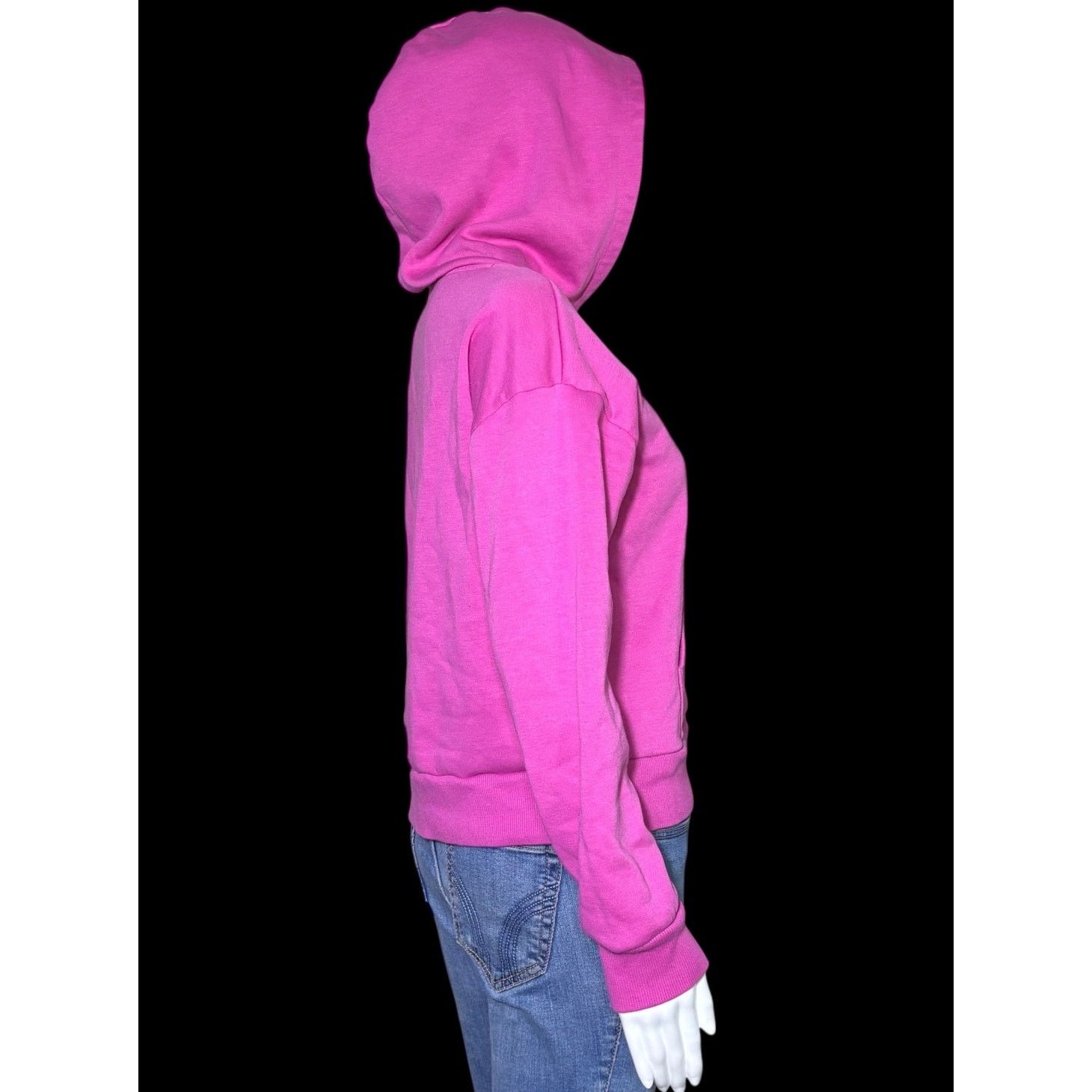 Epic Threads Epic Threads Pink Cotton Hoodie Pullover Sweater Thumbholes Size XL / US 12-14 / IT 48-50 - 4 Thumbnail