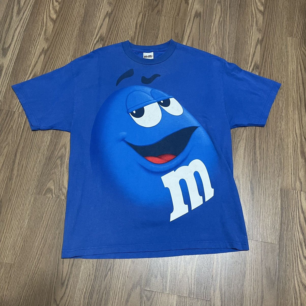 Vintage Vintage y2k Blue M&M Candy tee 2009 Size US XL / EU 56 / 4 - 2 Thumbnail