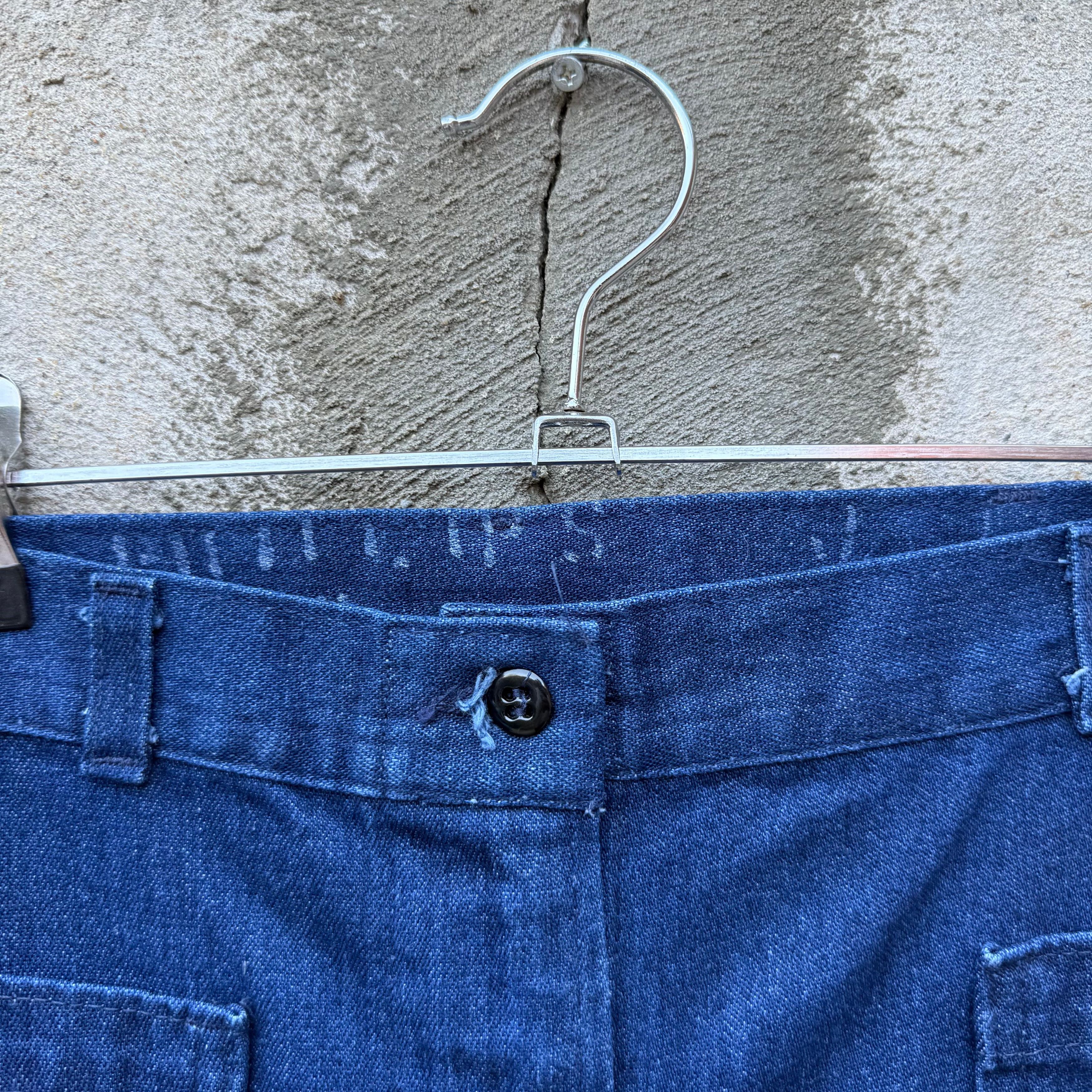 Other 90's US Military Women's Denim Dungaree Pants Size 36" / US 14 / IT 50 - 9 Thumbnail