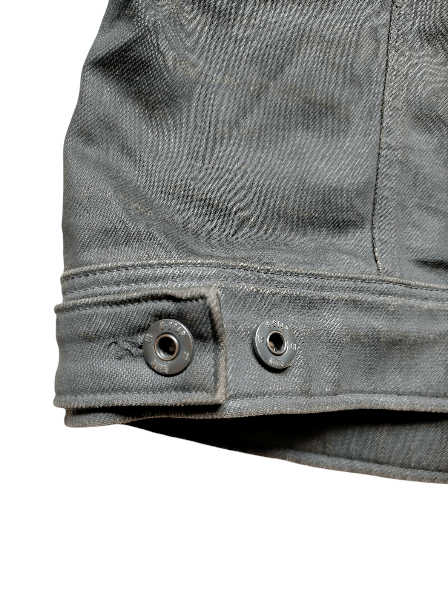 G-Star G-Star Raw Waxed Type 2 Denim Black Jacket Jeans Size US M / EU 48-50 / 2 - 15 Thumbnail