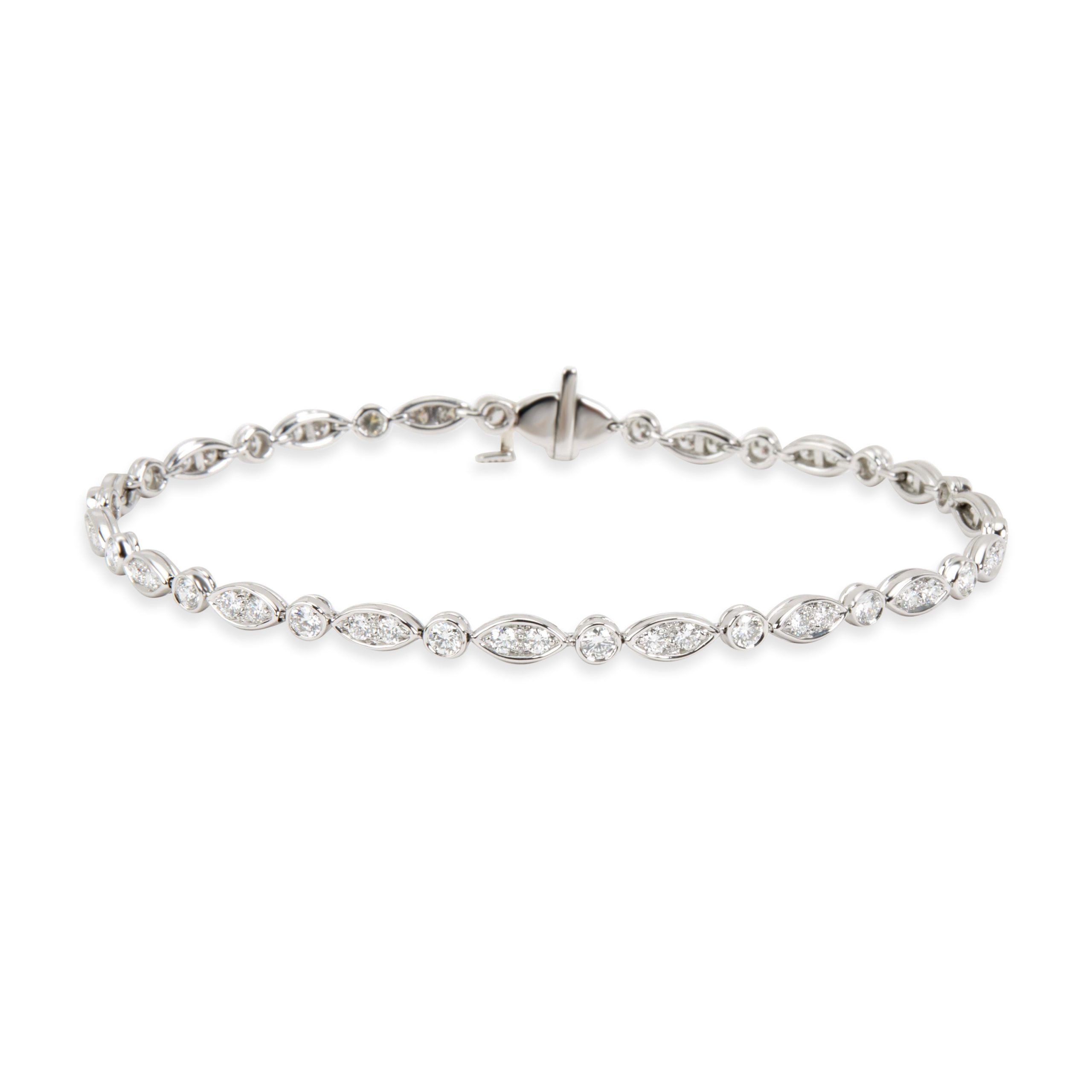 Tiffany & Co. Diamond Jazz Bracelet in Platinum (1.60 CTW)