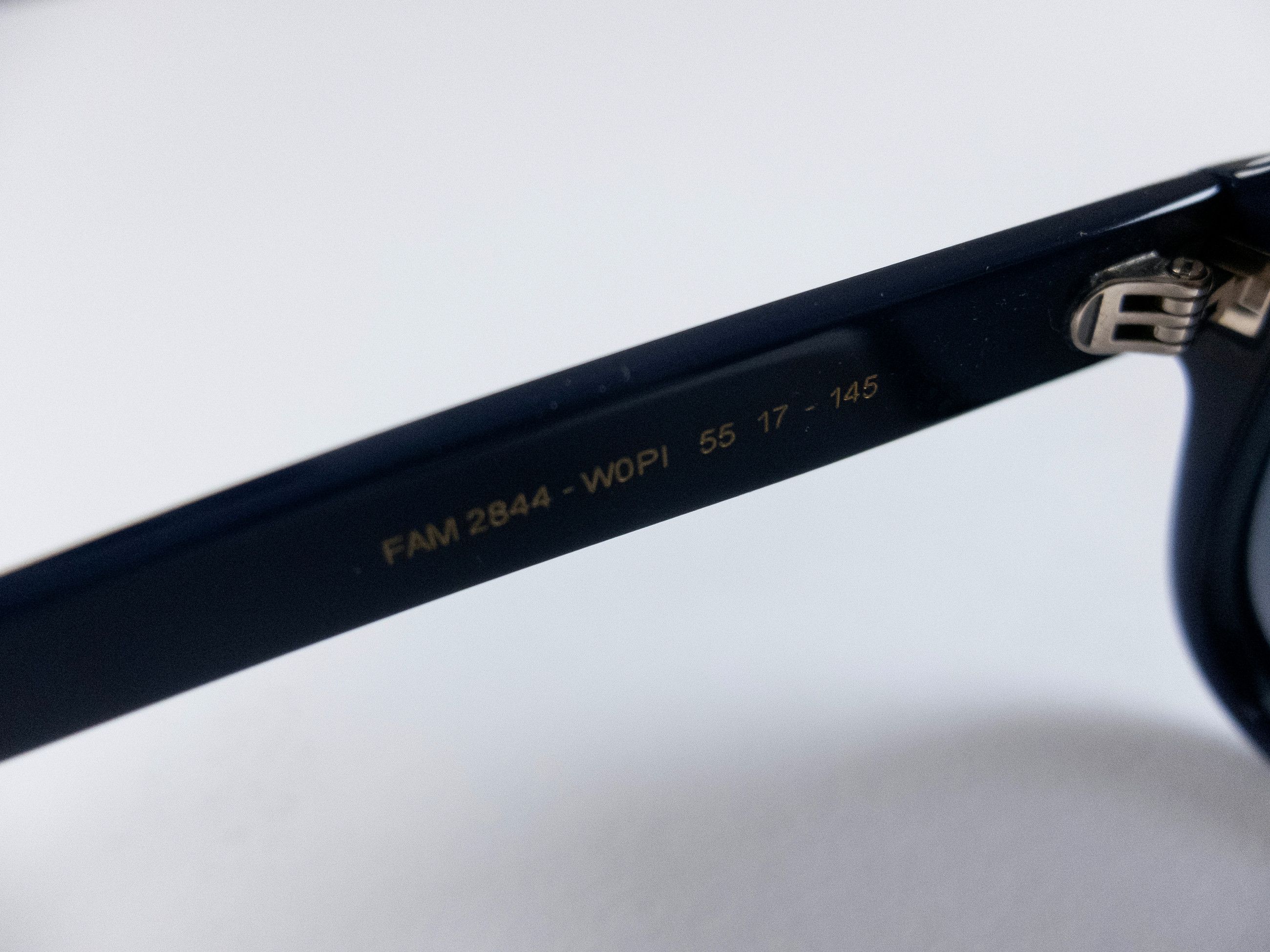 Loro Piana LORO PIANA Andre navy blue rectangle sunglasses FAM2844 Size ONE SIZE - 4 Thumbnail