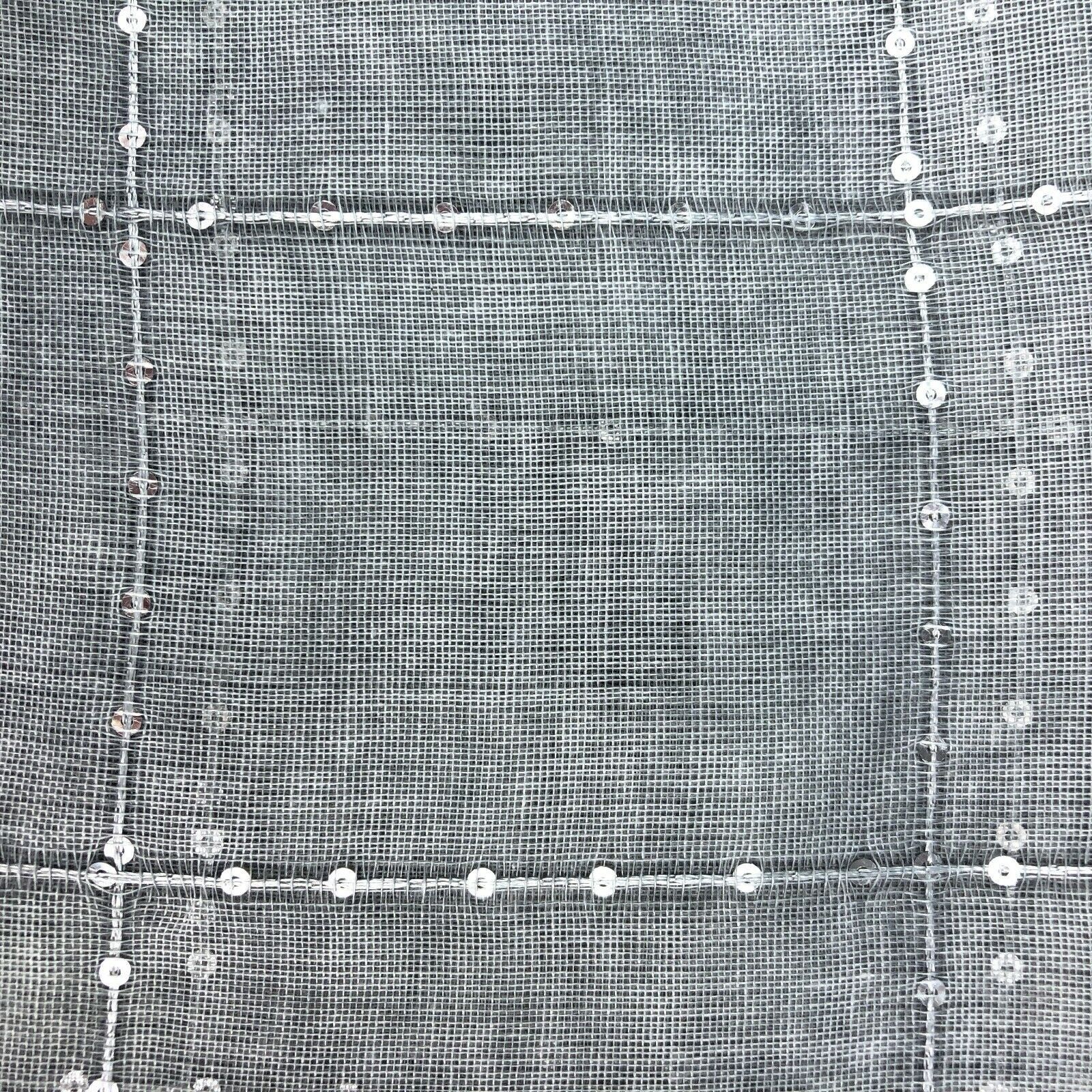 Other Tilo Scarf Twilight Gray with Silver Sequins Eyelash Fringe Size ONE SIZE - 4 Thumbnail