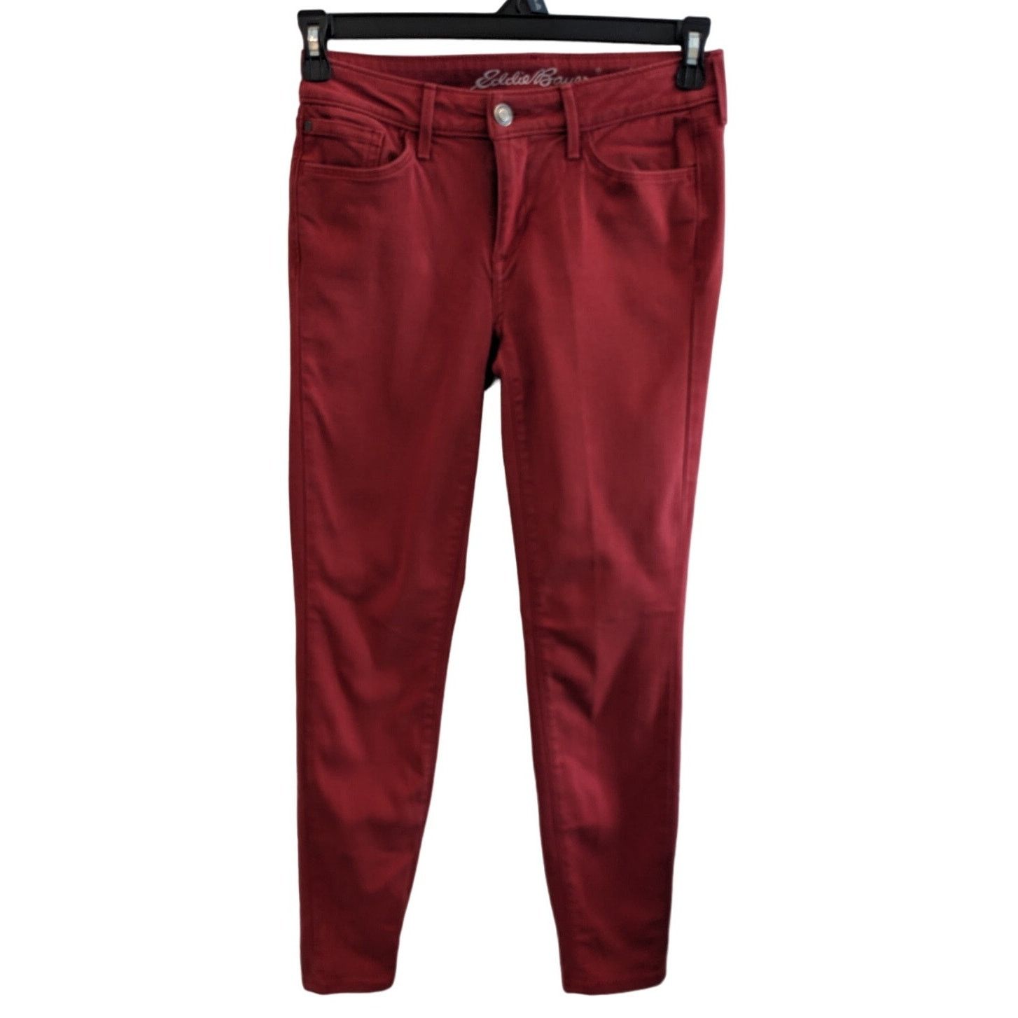 Eddie Bauer Eddie Bauer Red Slightly Curvy Skinny Jeans Specially Dyed Size 26" / US 2 / IT 38 - 2 Thumbnail