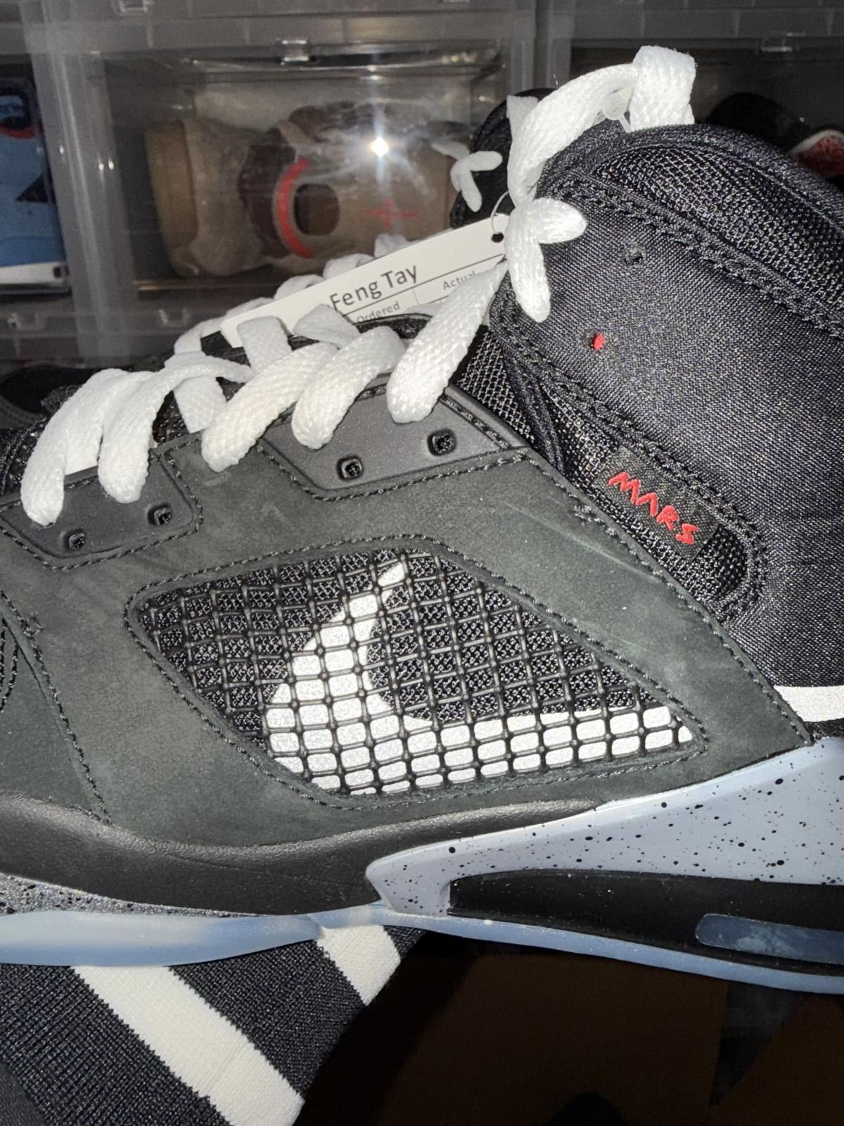 Nike Jordan Men’s Mars 270 Black Metallic Silver Sample Size US 9 / EU 42 - 6 Thumbnail