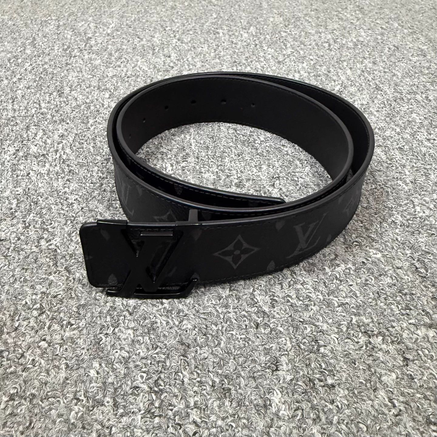 Louis Vuitton LV Black Samurai Belt 90 95 New Size 36 - 2 Thumbnail